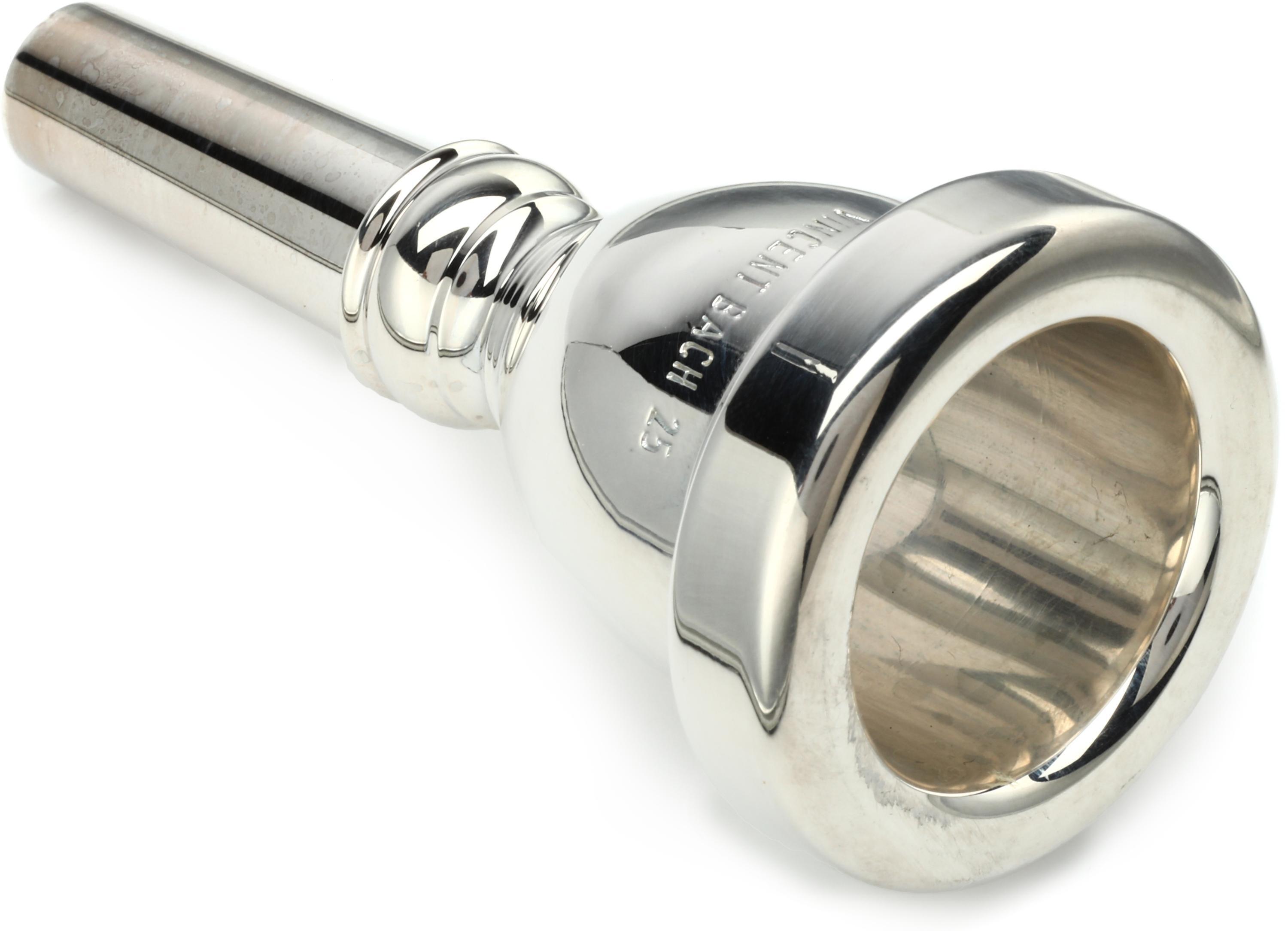 Bach 335 Classic Series Silverplated Tuba Mouthpiece 25 Sweetwater