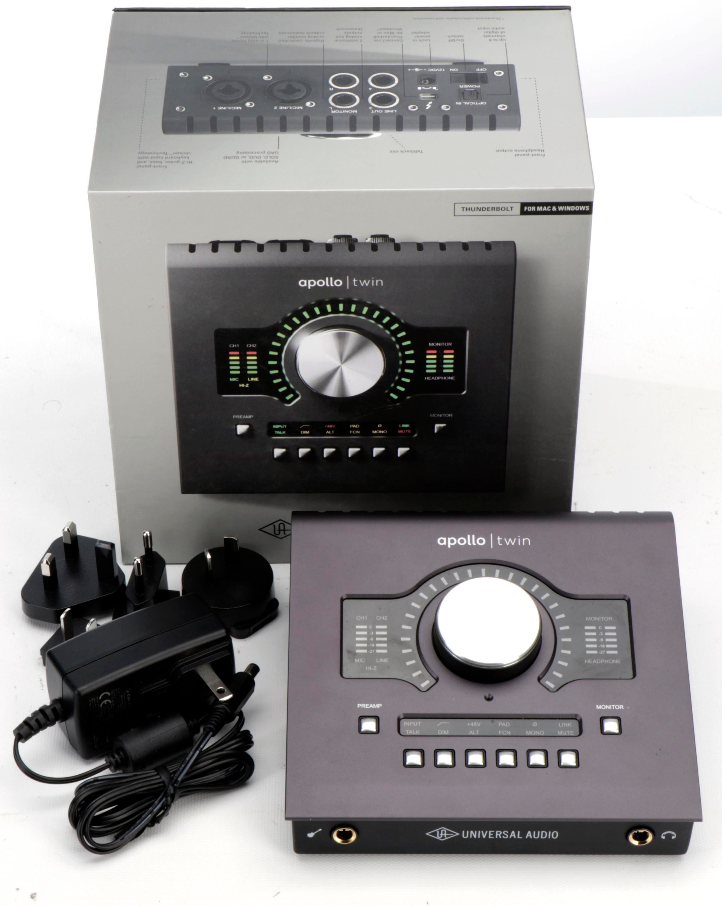 Universal Audio Apollo Twin MKII DUO 10x6 Thunderbolt Audio Interface ...