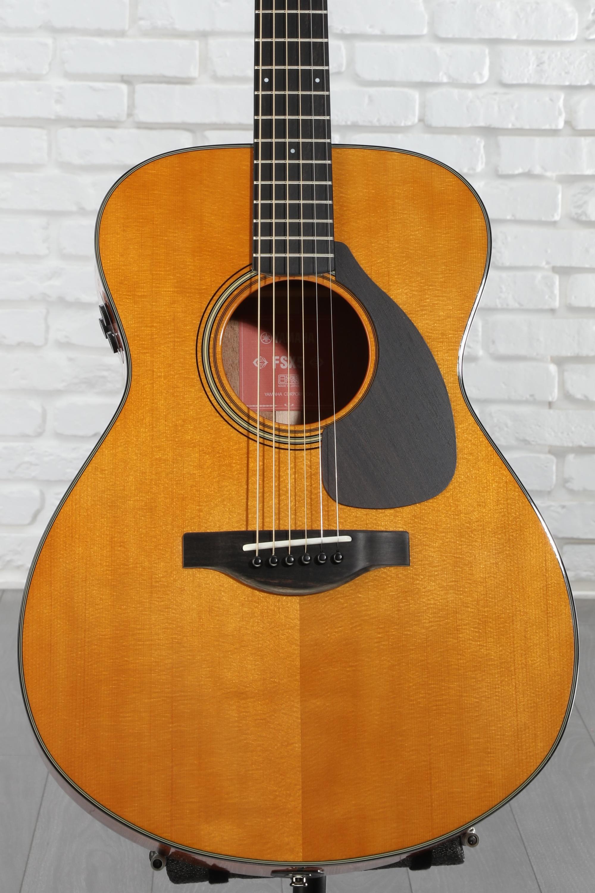 ギター YAMAHA FSX5 Yamaha FSX5 Red Label Concert Acoustic-Electric Guitar Natural
