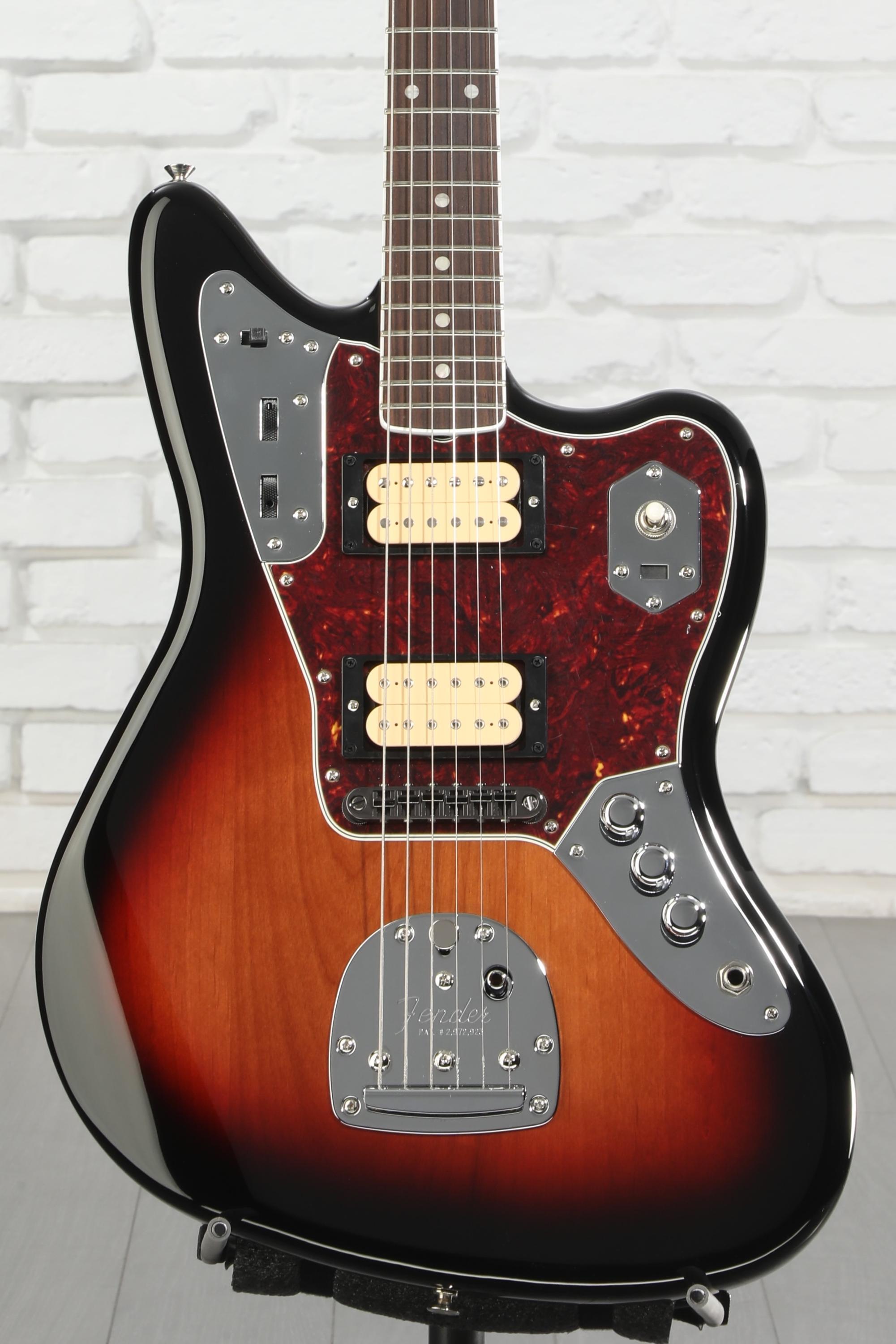 ギター Fender Mexico  Cobain Jaguar Fender Kurt Cobain Jaguar Electric Guitar - 3-Tone Sunburst