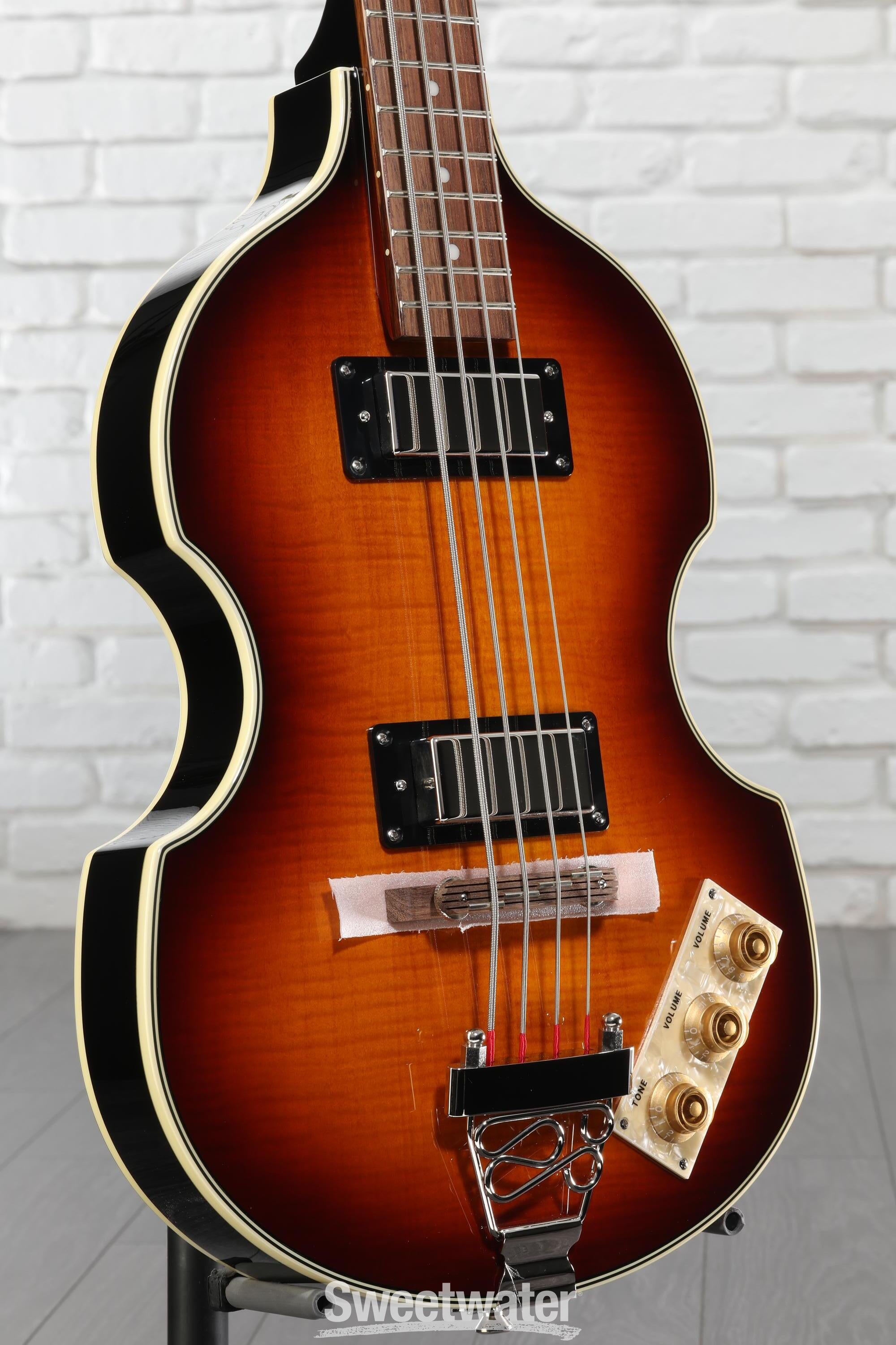 Epiphone Viola Bass - Vintage Sunburst Reviews | Sweetwater