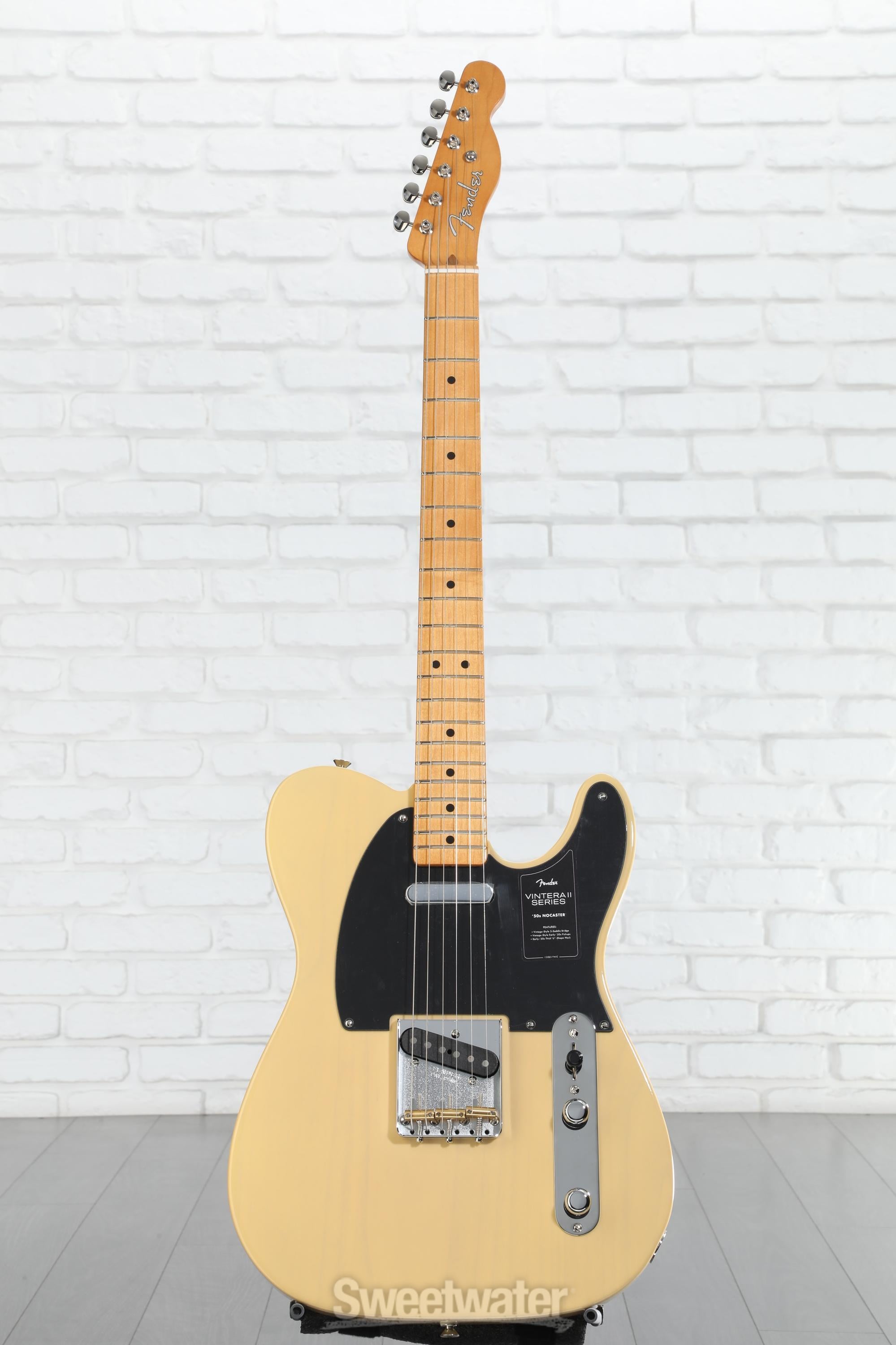 Fender Vintera Ⅱ Nocaster Telecaster Amazon.com: Fender Vintera II '50s Nocaster Electric Guitar