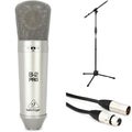 Photo of Behringer B-2 Pro Dual-diaphragm Condenser Microphone with Stand and Cable