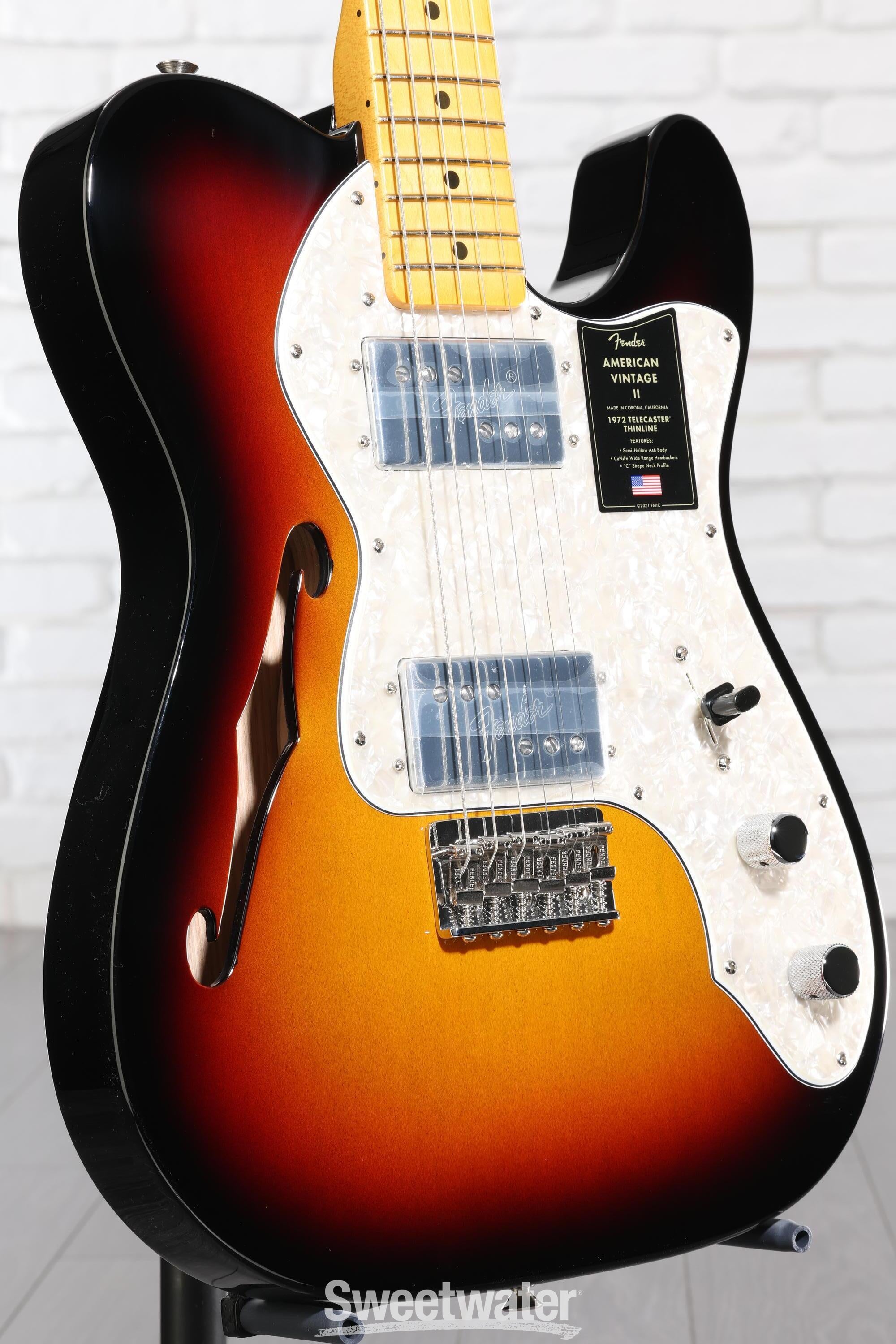 Fender American Vintage II 1972 Telecaster Thinline Electric