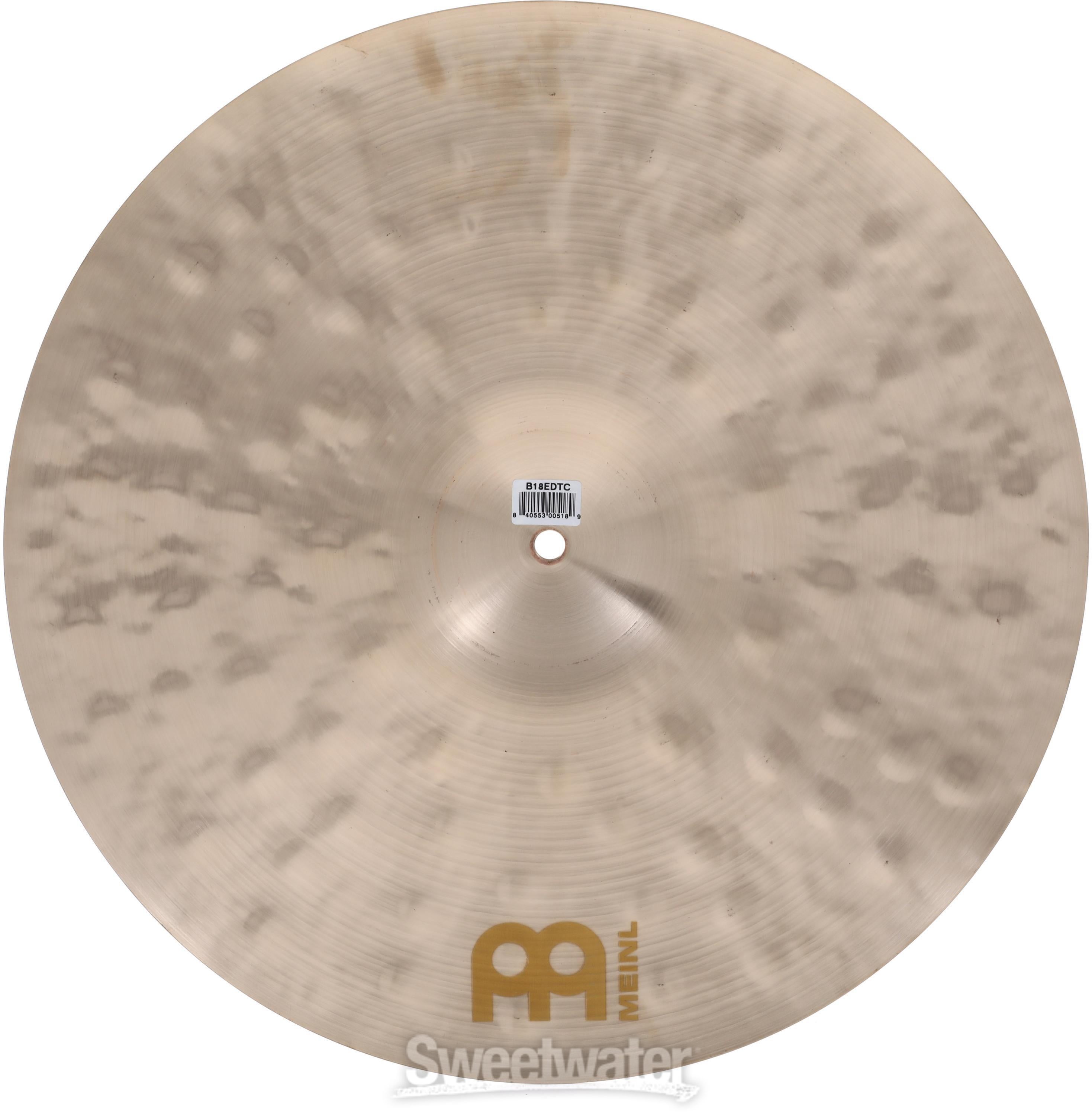 Meinl Cymbals 18 inch Byzance Extra Dry Thin Crash Cymbal | Sweetwater