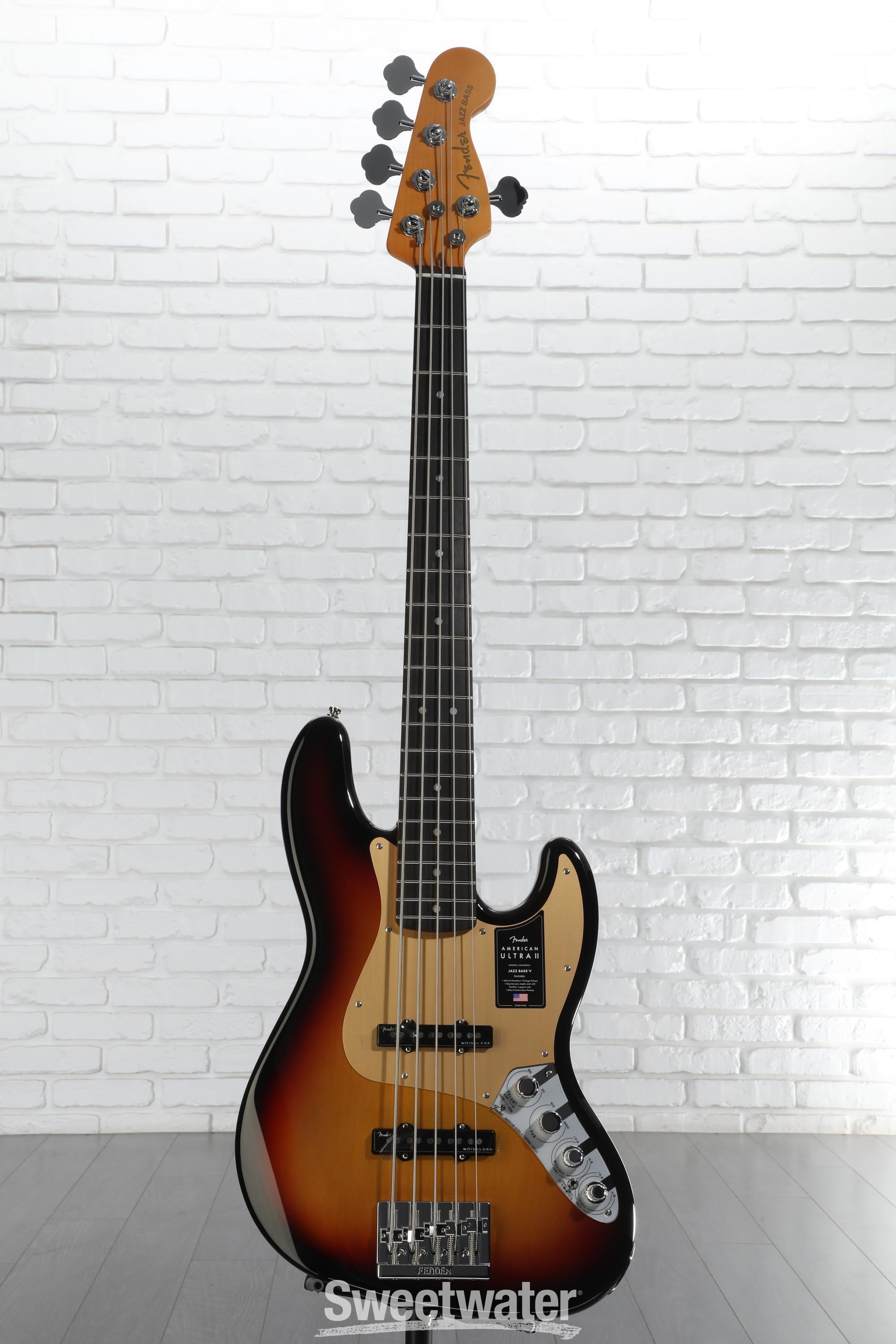 Fender USA American Ultra V 5弦Bass Fender American Ultra II Jazz V Electric Bass, 5-String, Maple