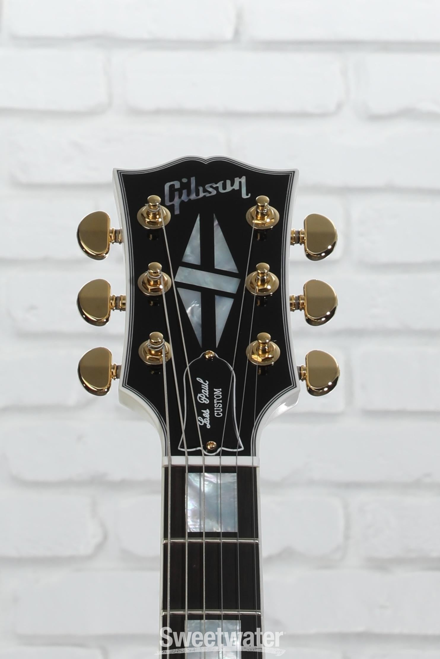 Gibson Custom Les Paul Custom - Alpine White with Ebony Fingerboard