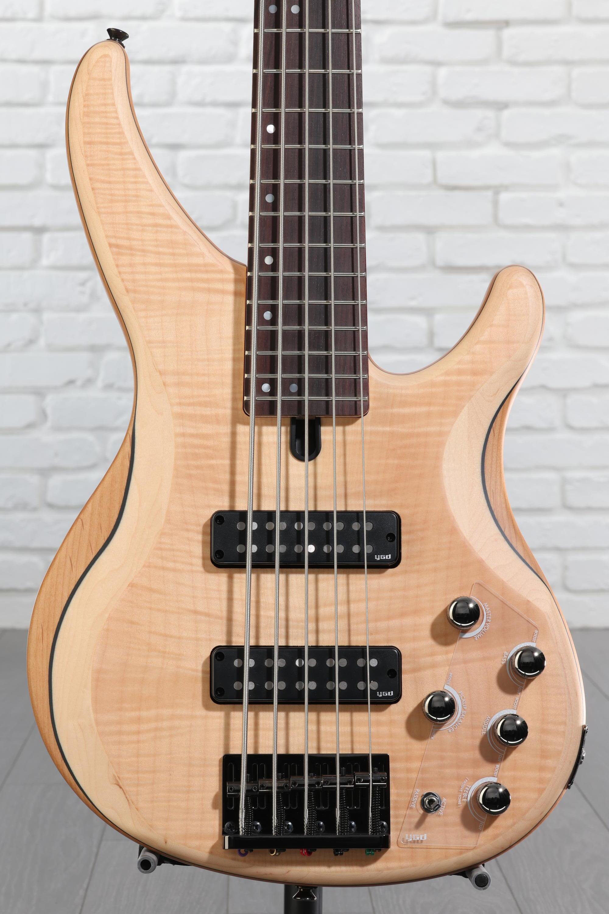 Yamaha TRBX605FM 5-string Bass Guitar - Natural Satin