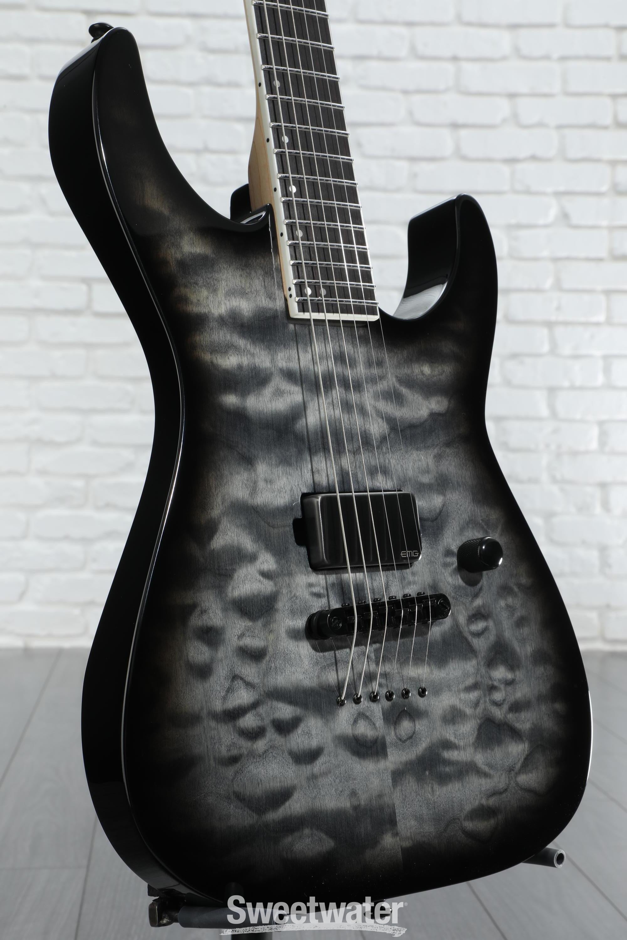 ESP LTD M-1001 NT Electric Guitar - Charcoal Burst | Sweetwater