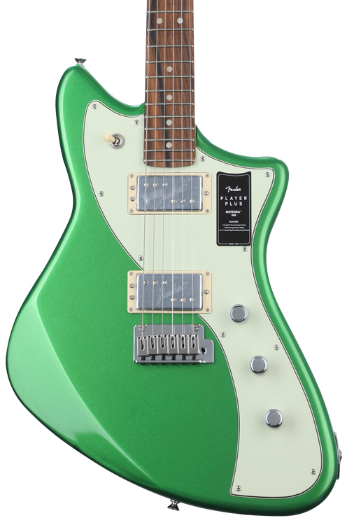 ギター Fender Player Plus meteora Fender Player Plus Meteora HH Electric Guitar - Cosmic Jade