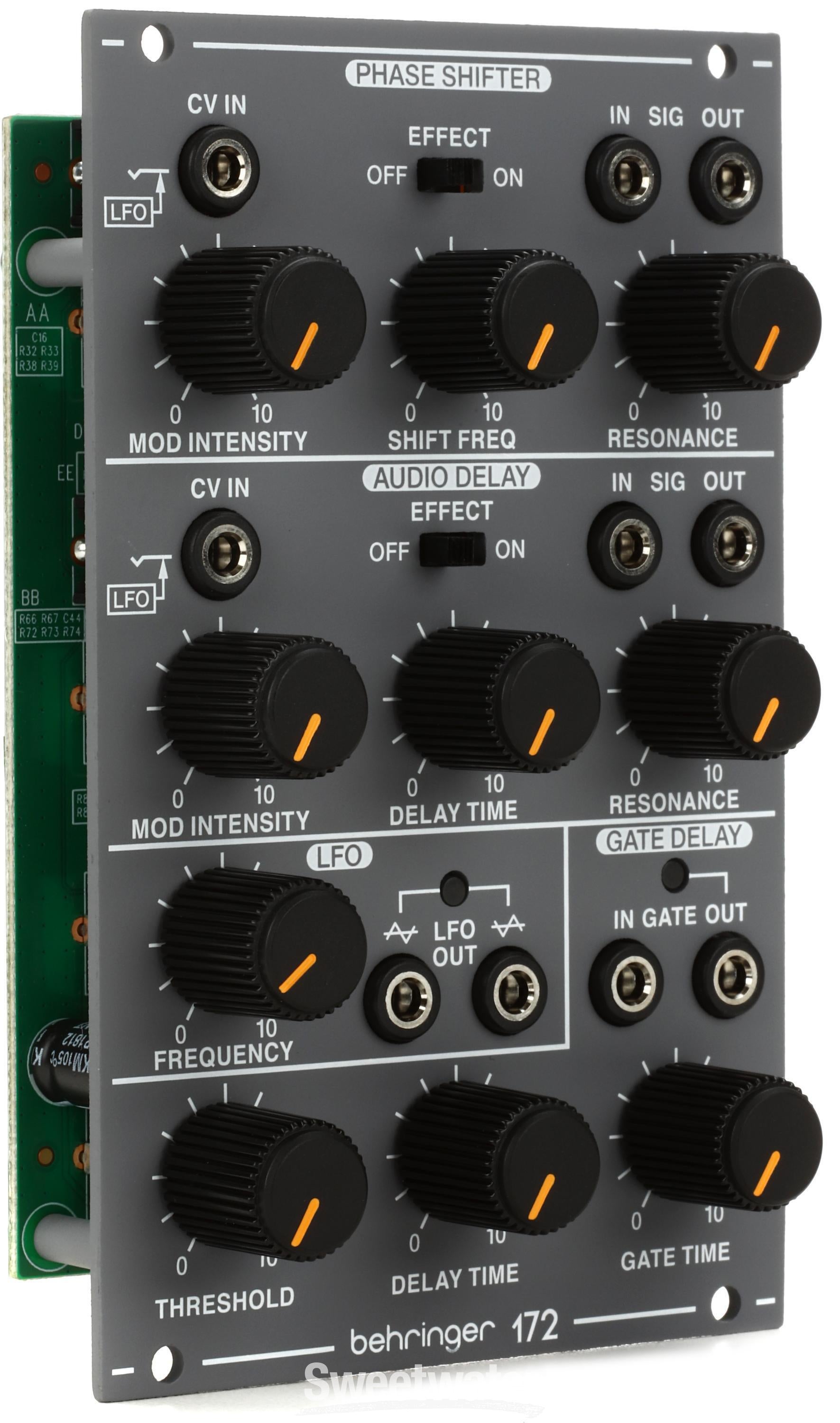 172 Phase Shifter / Delay / LFO Eurorack Module - Sweetwater