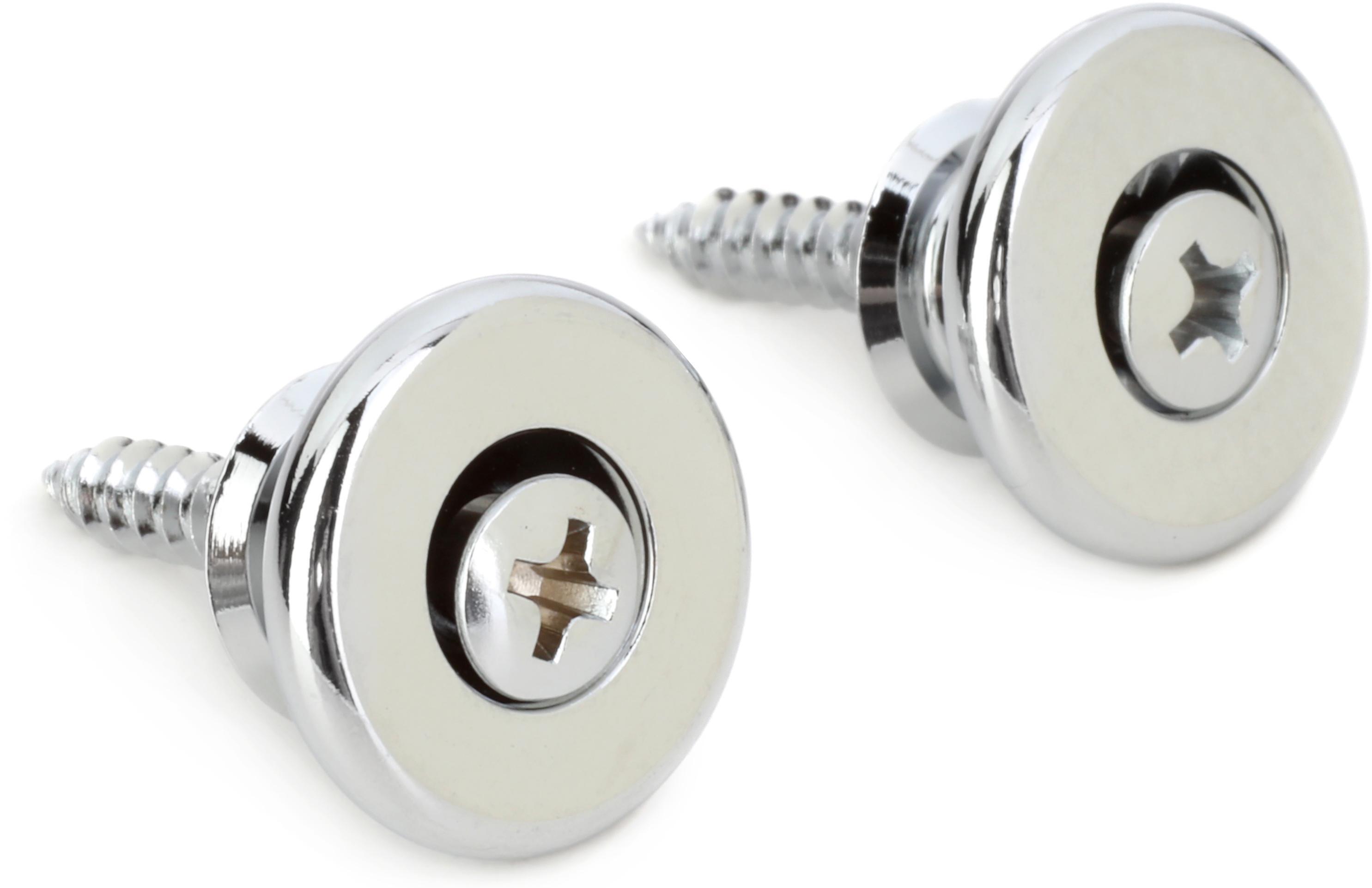 New B-stock Chrome Guitar Strap Button Buttons EXTRA LARGE