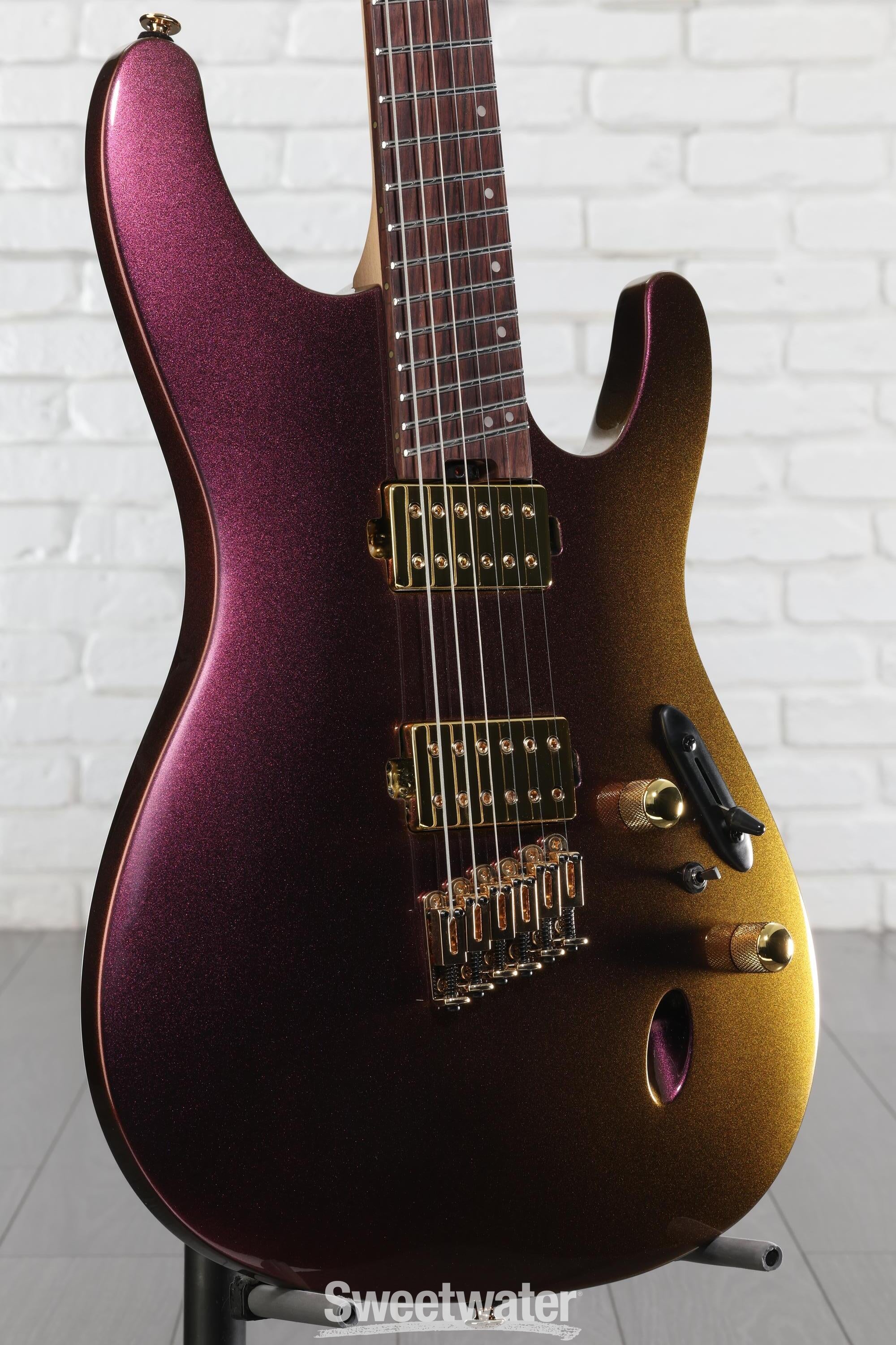 Ibanez Axe Design Lab SML721 Electric Guitar - Rose Gold Chameleon