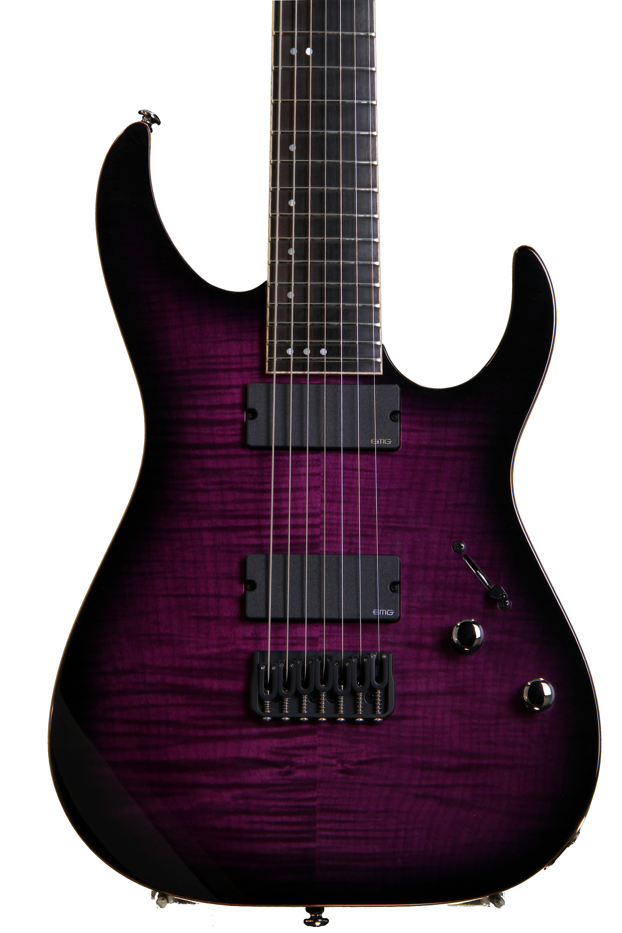 Schecter Sullivan King Banshee-7 FR-S Guitar Obsidian Blood