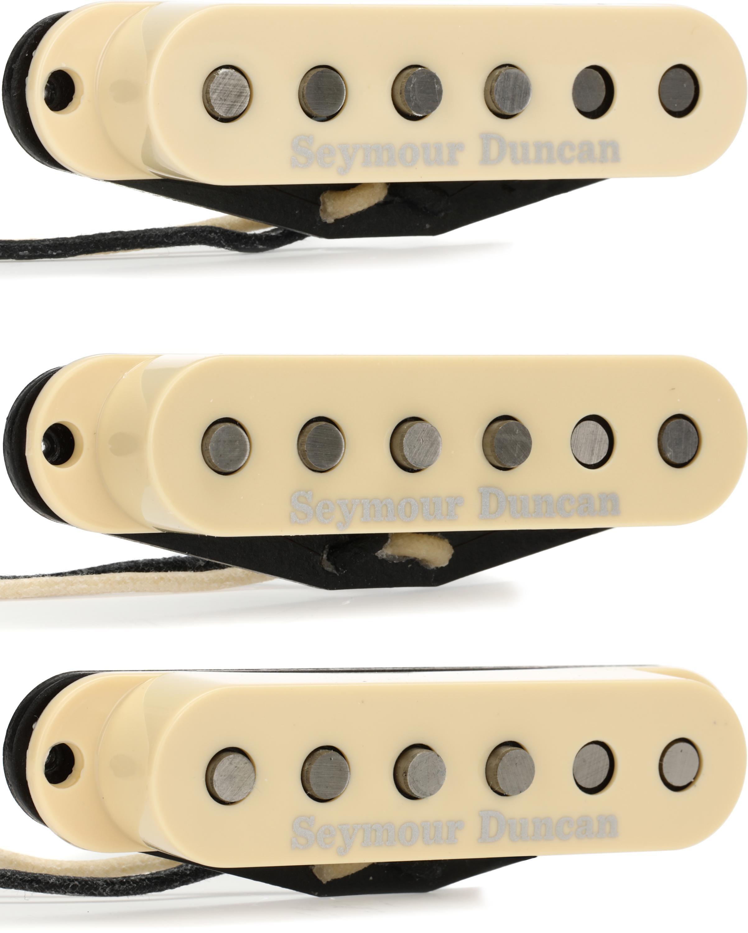Photo of Seymour Duncan Scooped Strat Single-Coil 3-piece Pickup Set - Cream
