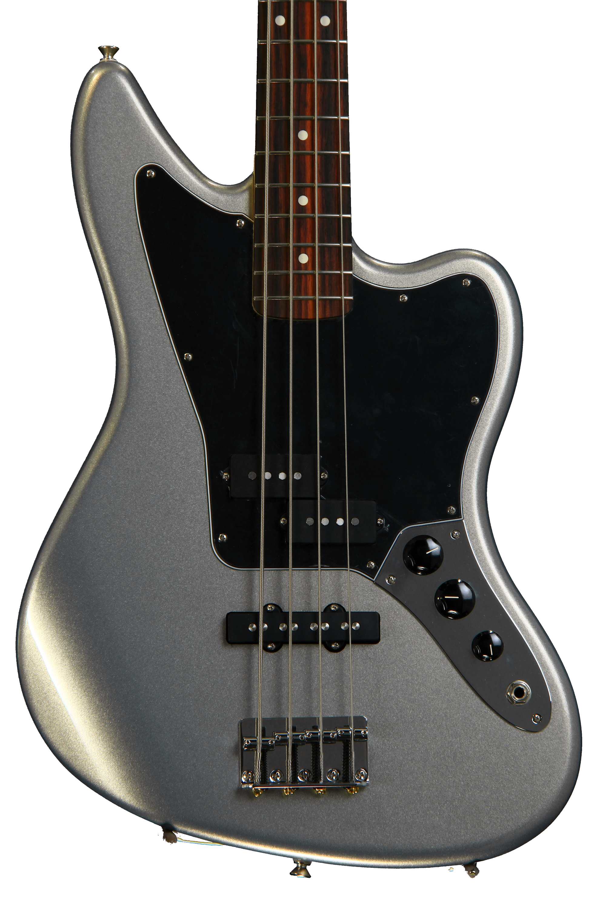 Fender Standard Jaguar Bass - Ghost Silver with Rosewood