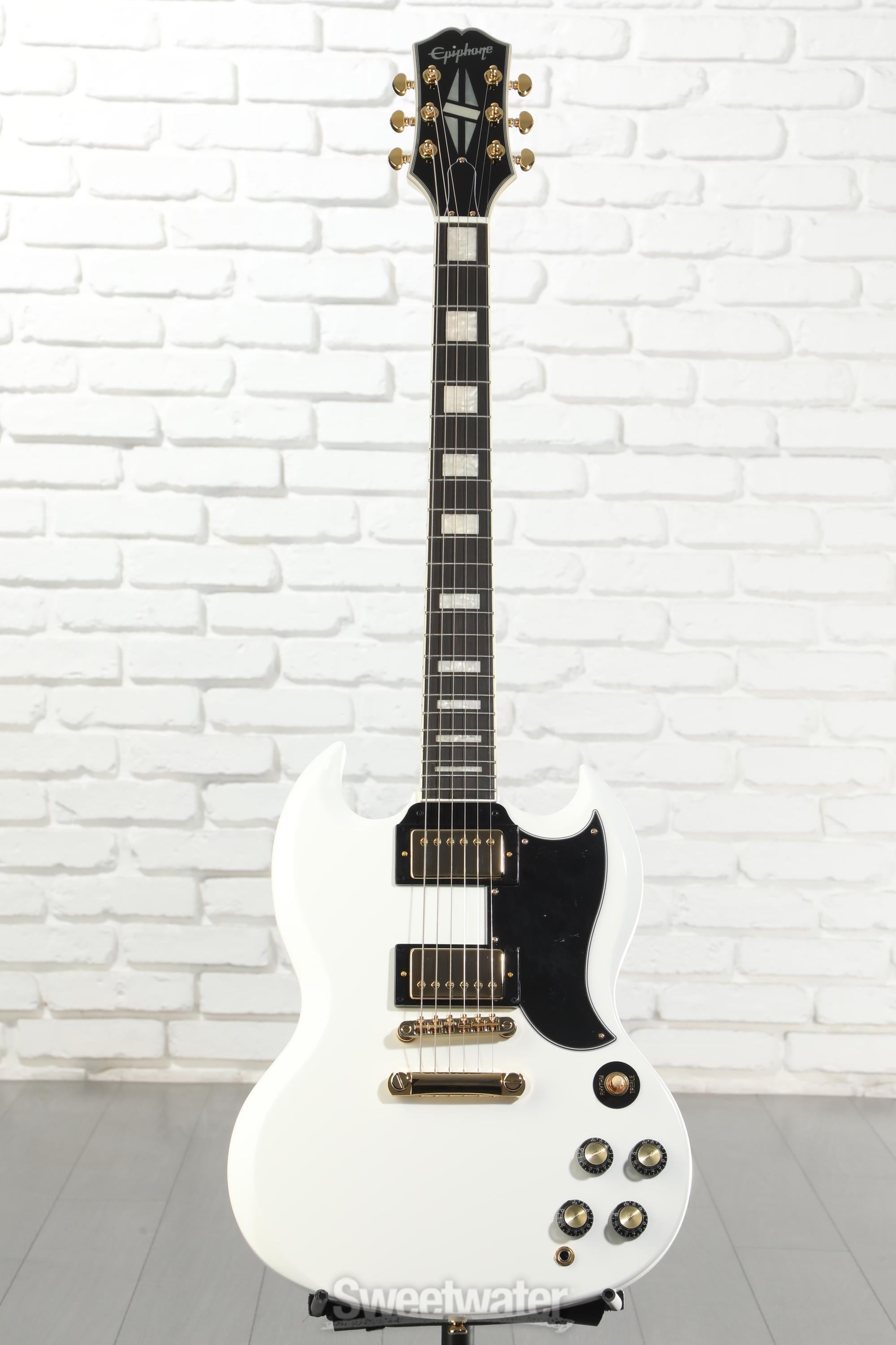 Epiphone SG Custom Electric Guitar - Alpine White | Sweetwater