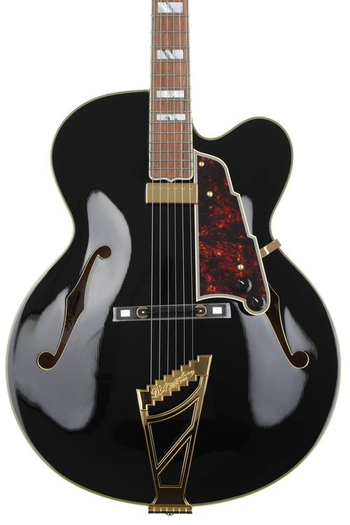 D'Angelico Excel EXL-1 Hollowbody Electric Guitar - Black