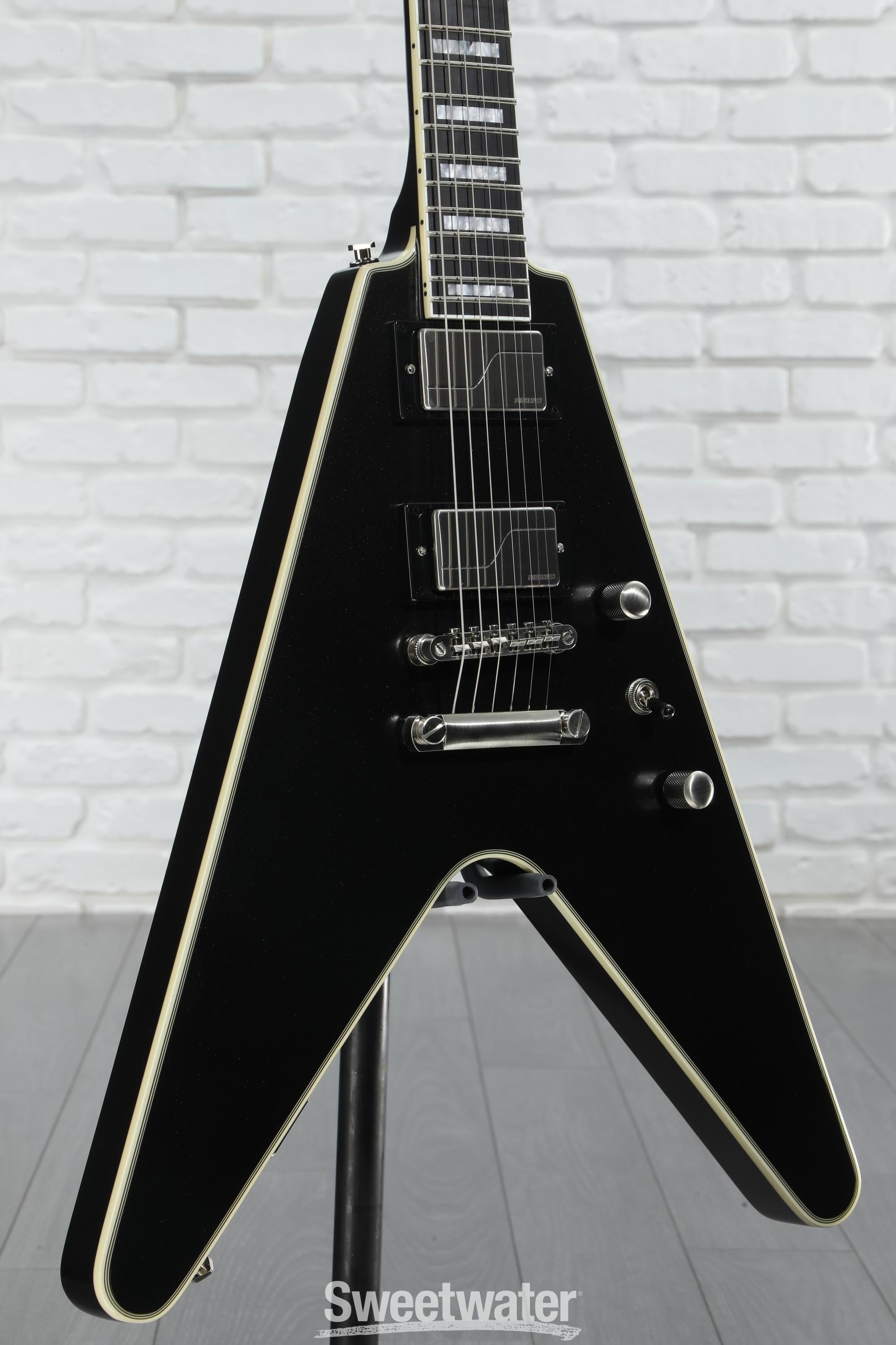 Epiphone Flying V Prophecy Electric Guitar - Aged Jet Black