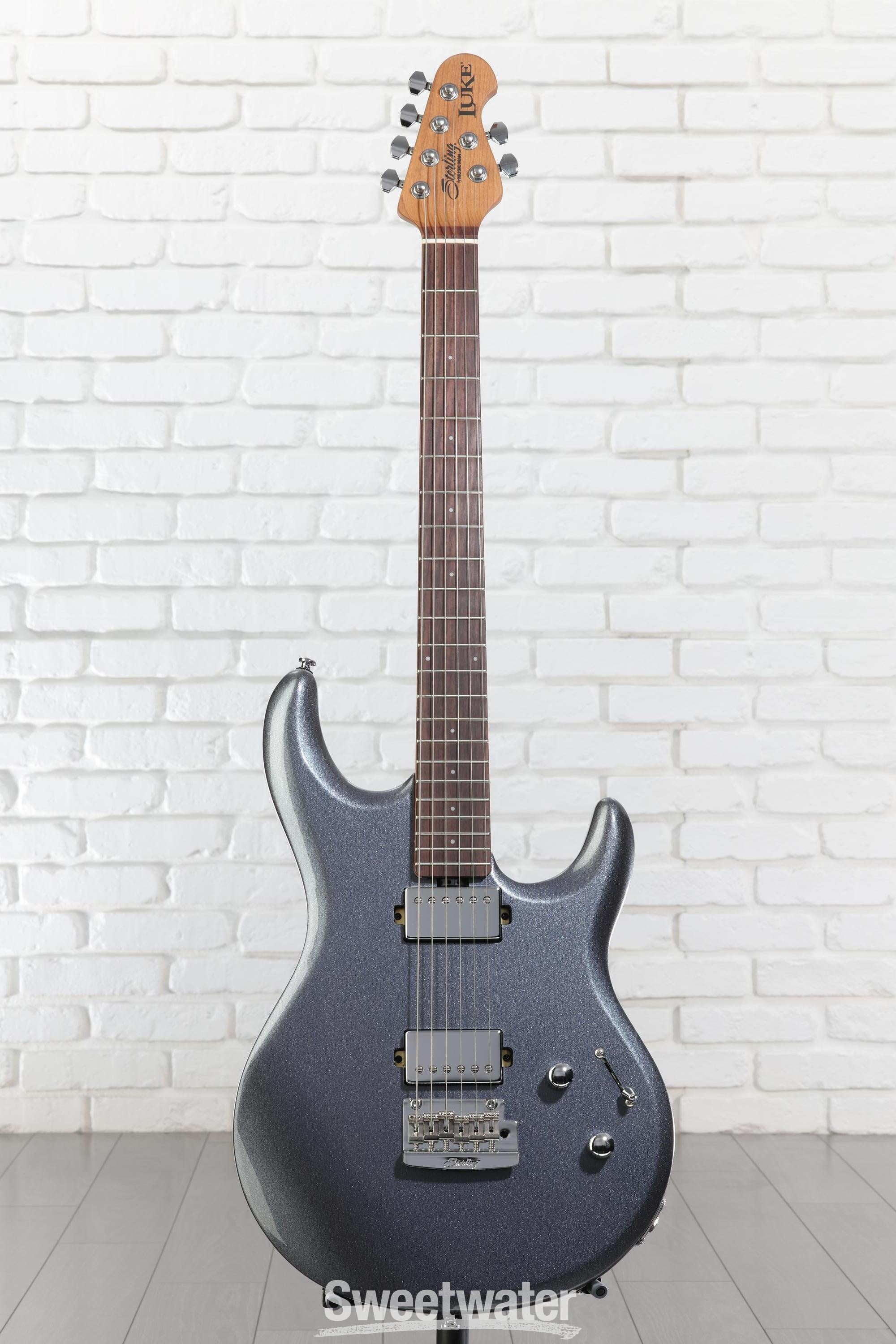 ギター Sterling Musicman LK100D Steve Lukather Open Box Sterling by Music Man LK100D Electric Guitar Luke Blue