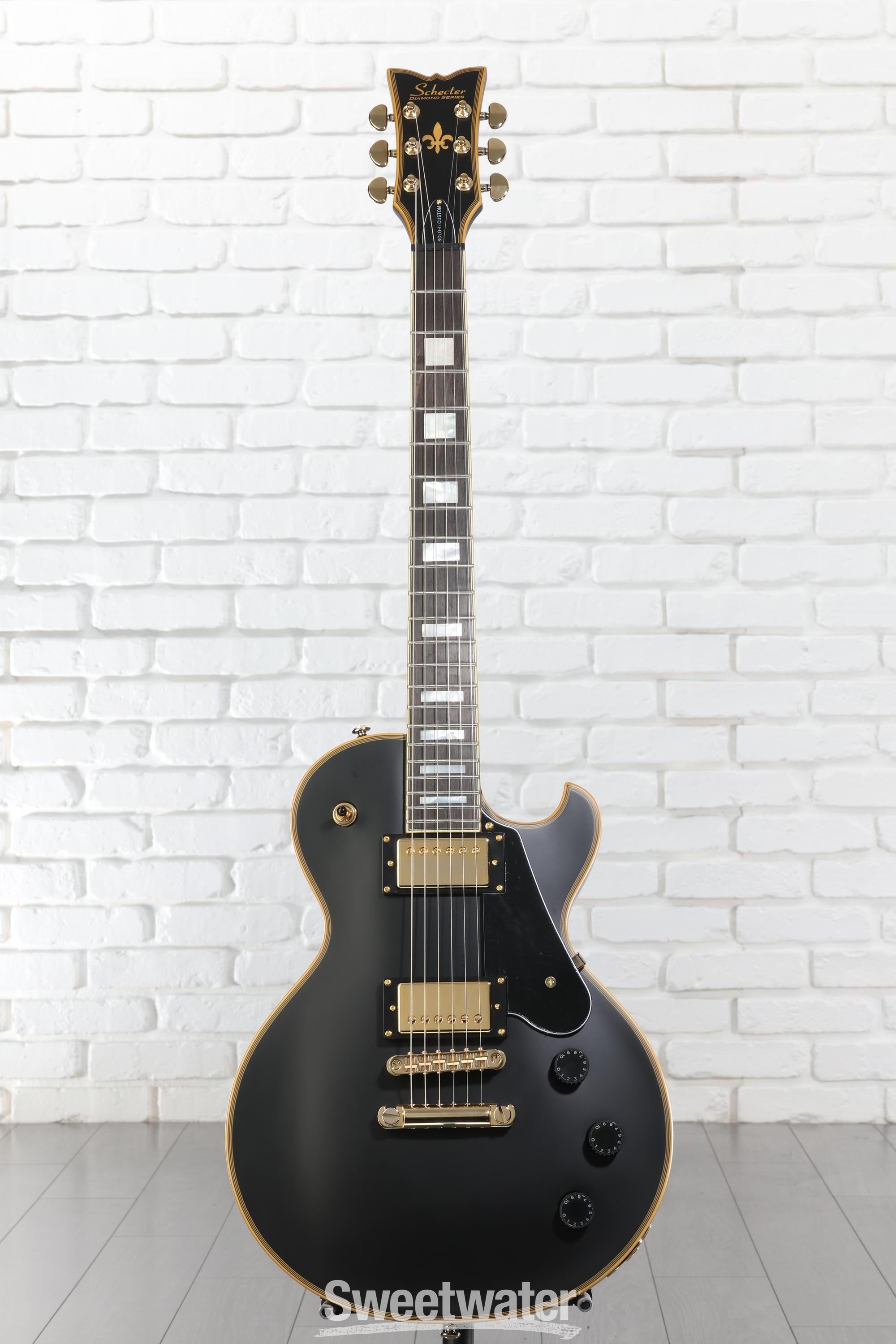 Schecter Solo-II Custom Electric Guitar - Aged Black Satin