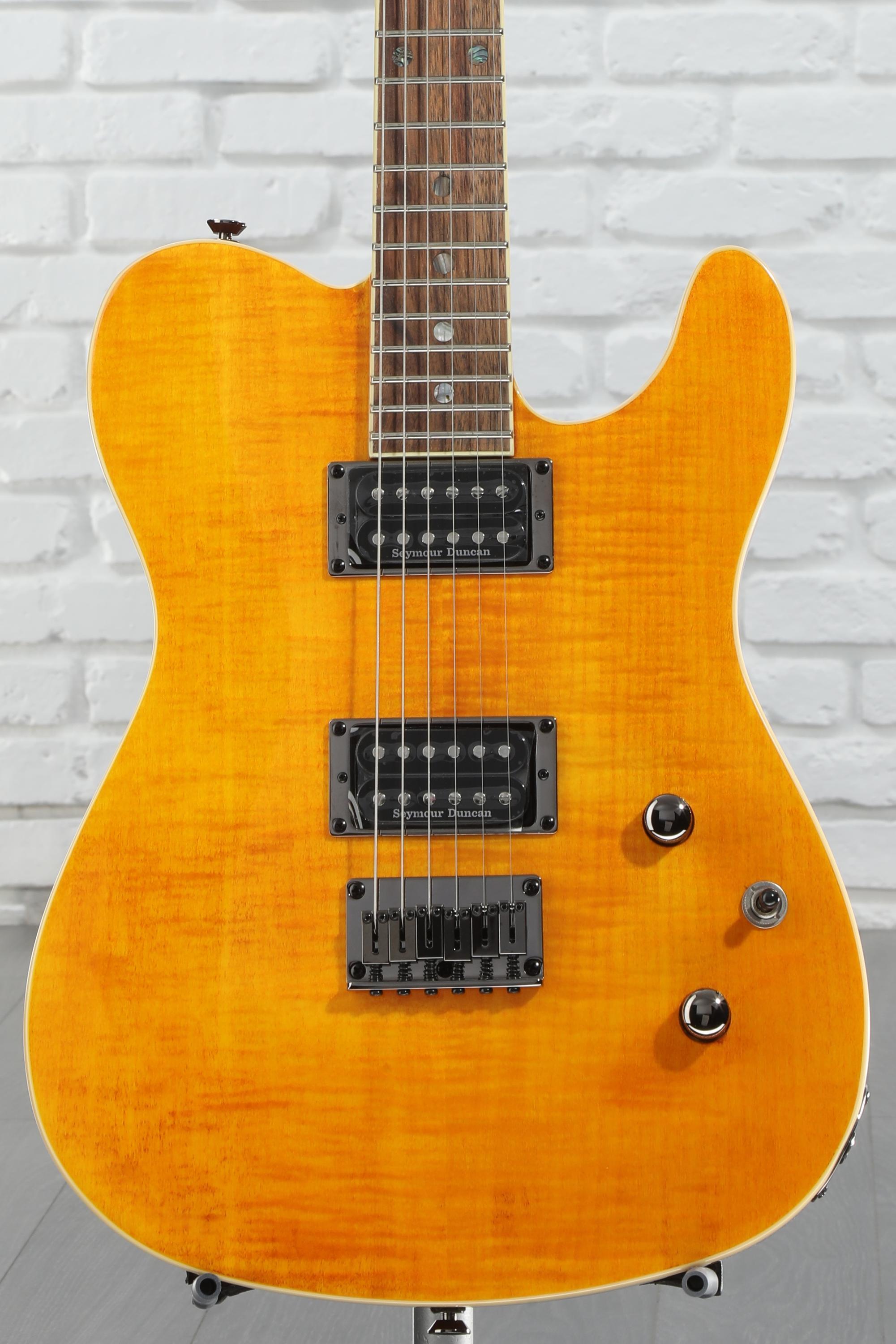 100％品質 FMT Telecaster Custom Edition Special Fender HH Amber - ギター