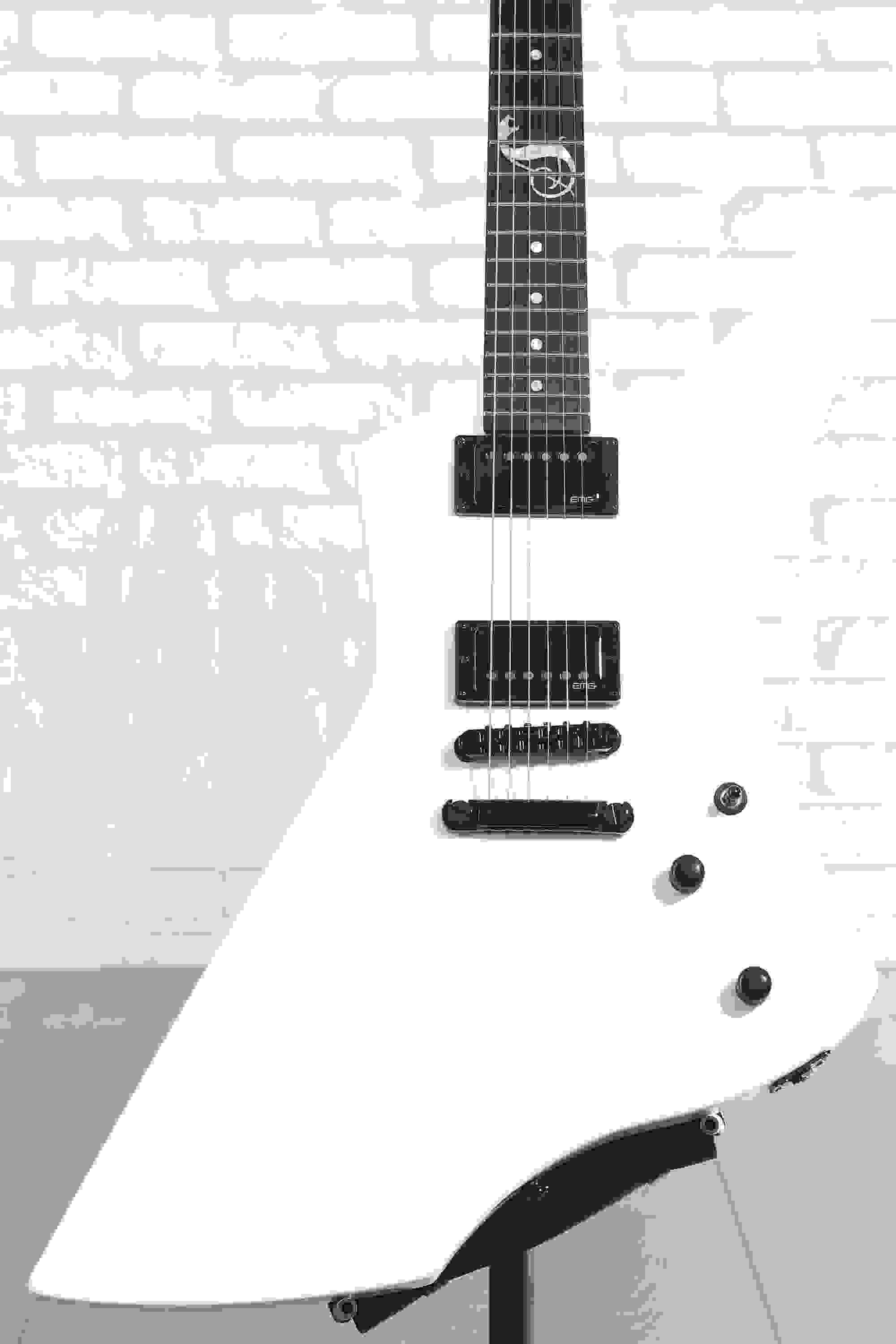 ESP LTD James Hetfield Signature Snakebyte - Snow White