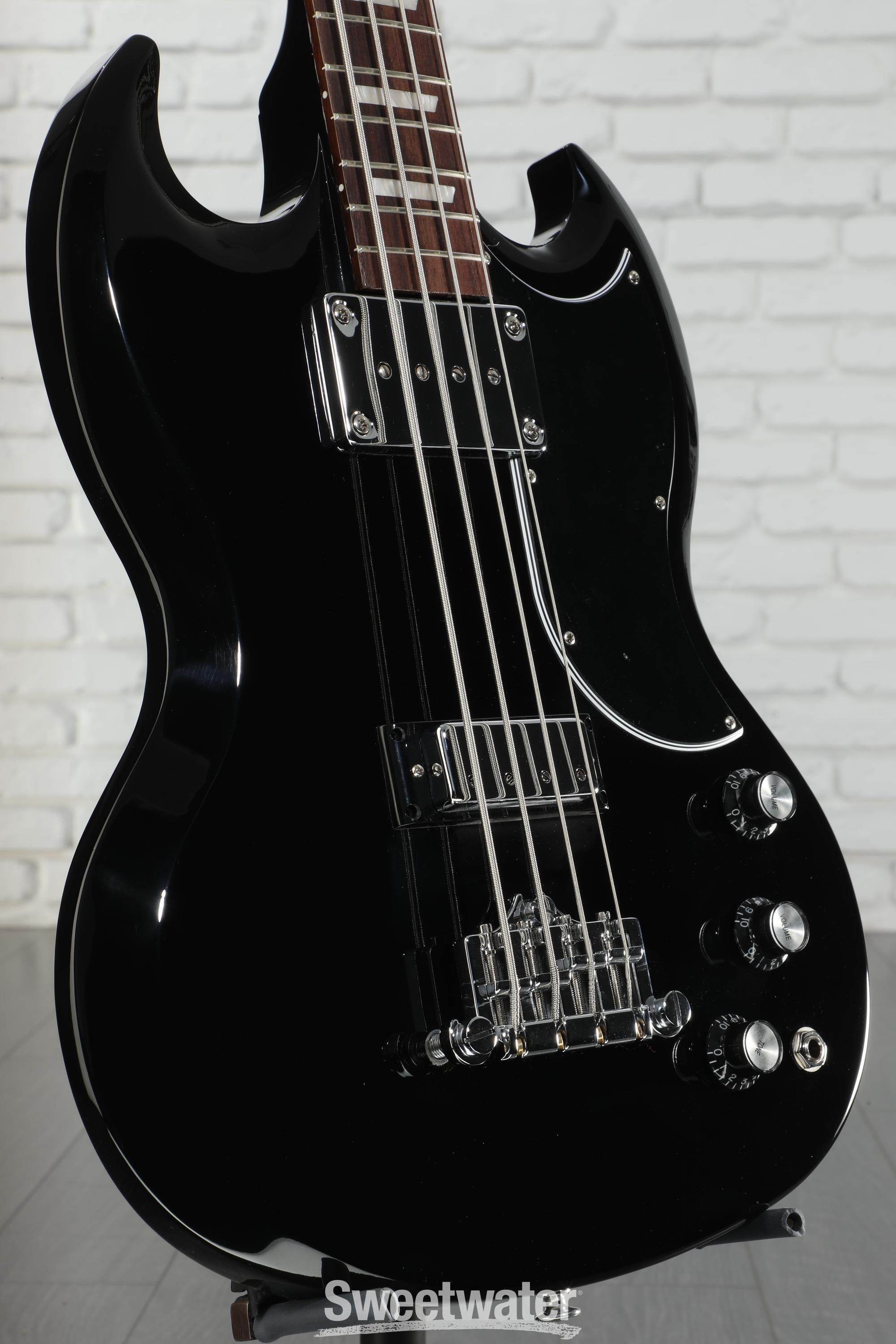 Gibson SG ベース Gibson SG Standard Bass - Ebony | Sweetwater