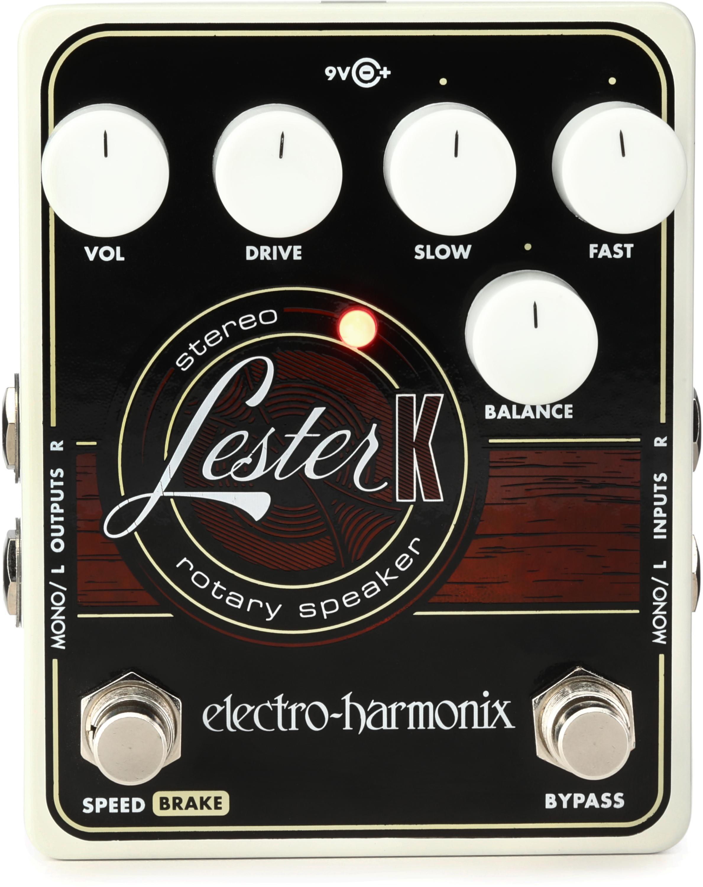 Electro-Harmonix Lester-K Stereo Rotary Speaker Pedal | Sweetwater