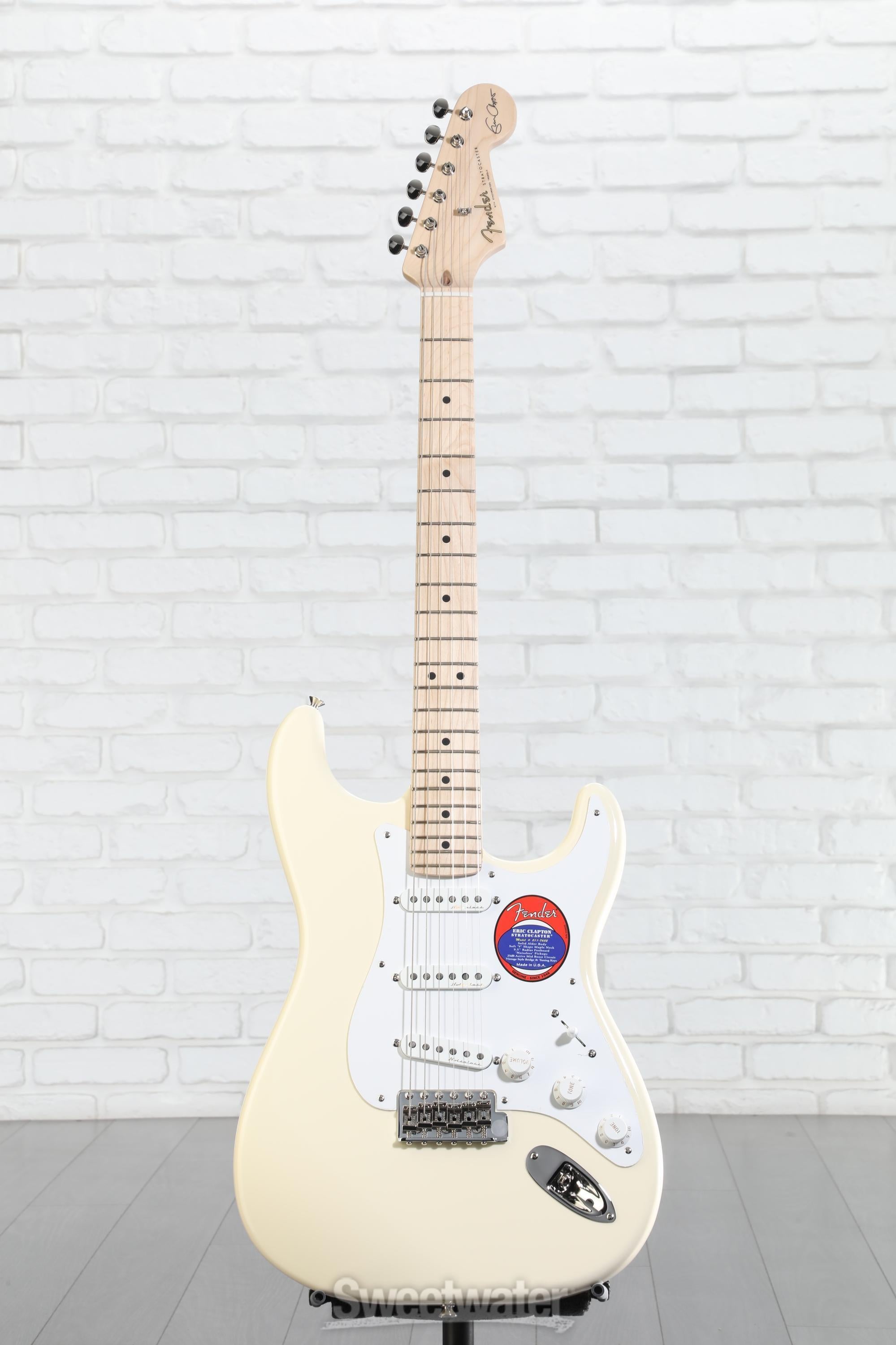 Fender Eric Clapton Stratocaster - Olympic White with Maple