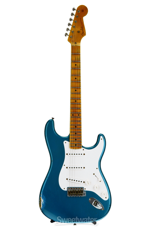 Fender Custom Shop 1955 Relic Stratocaster - Aged Lake Placid Blue