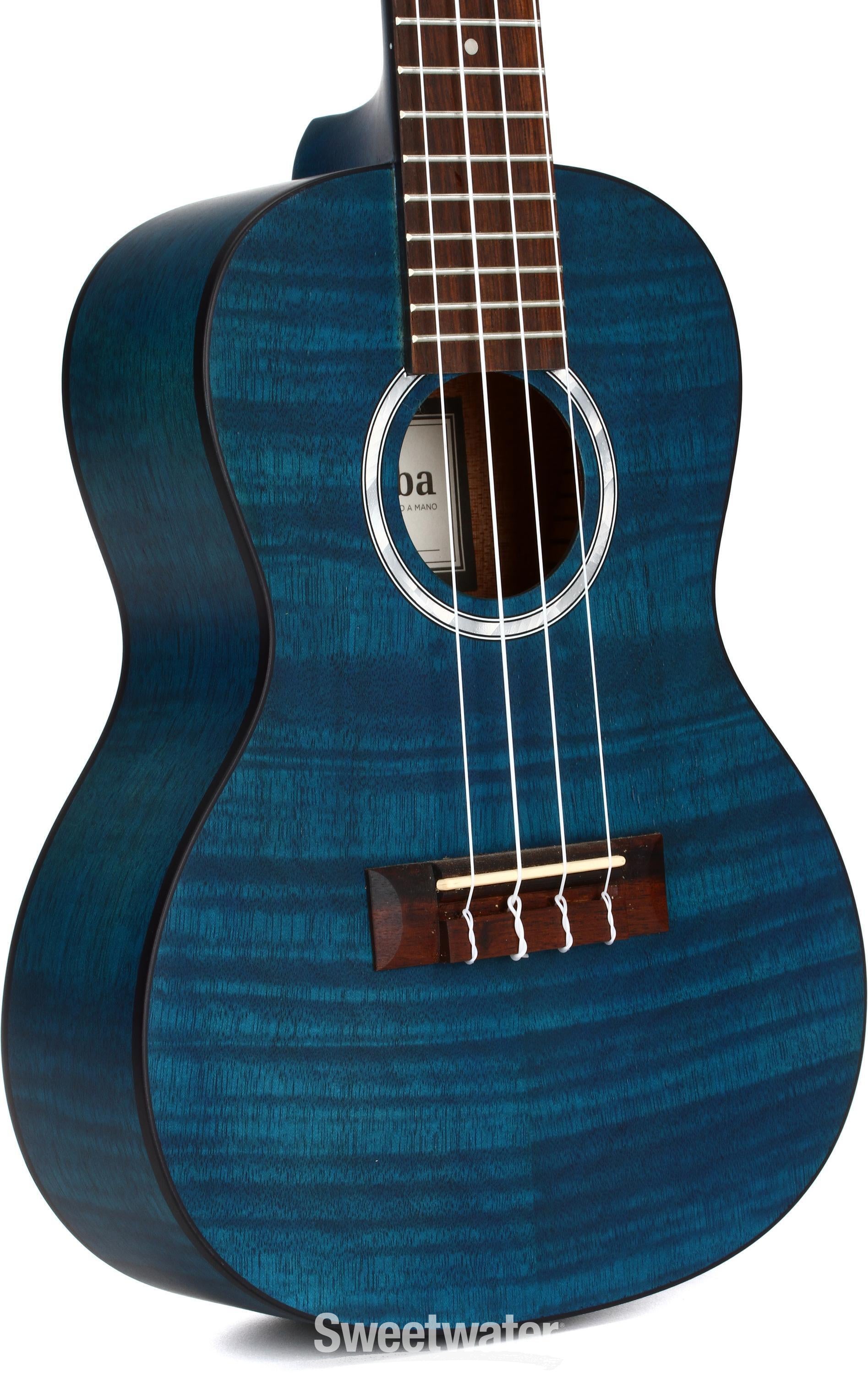 Cordoba 15CFM Concert Ukulele - Sapphire Blue | Sweetwater