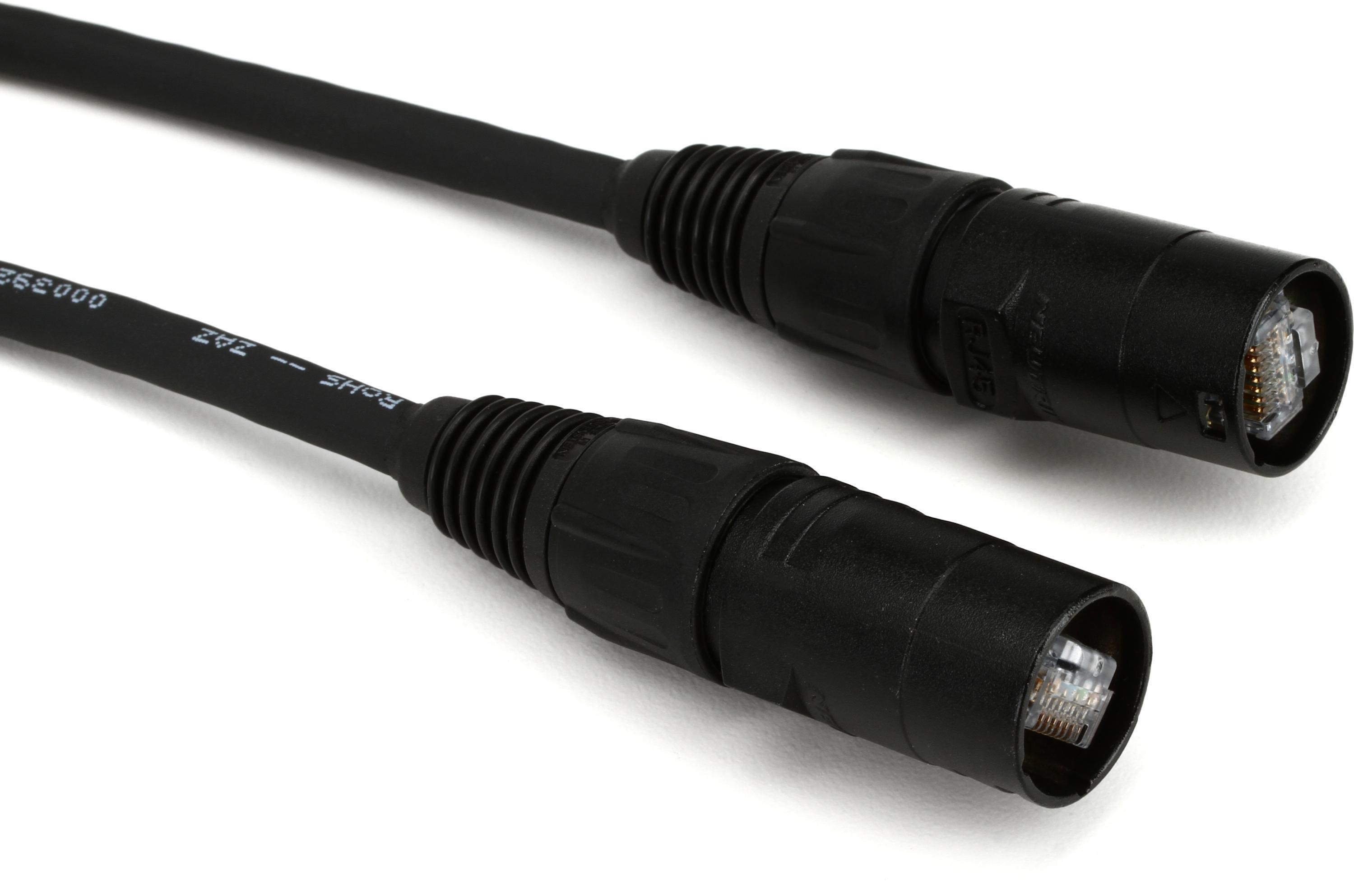 Whirlwind ENC2S100 Shielded Cat 5e Cable with etherCON Connectors - 100  foot