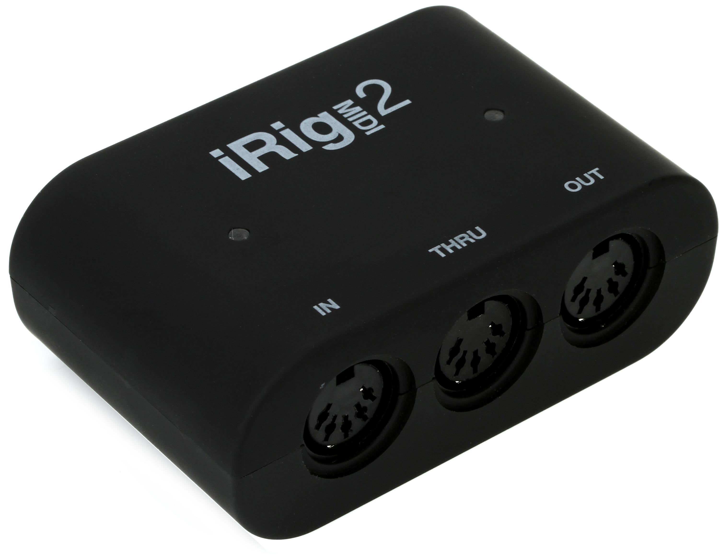 IK Multimedia iRig MIDI 2 1x1 MIDI Interface for USB and iOS