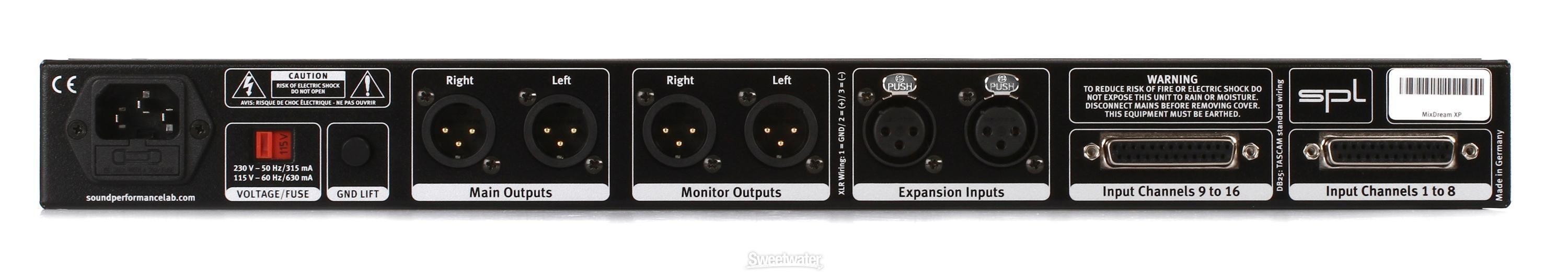 SPL MixDream XP Analog Summing Mixer Reviews | Sweetwater