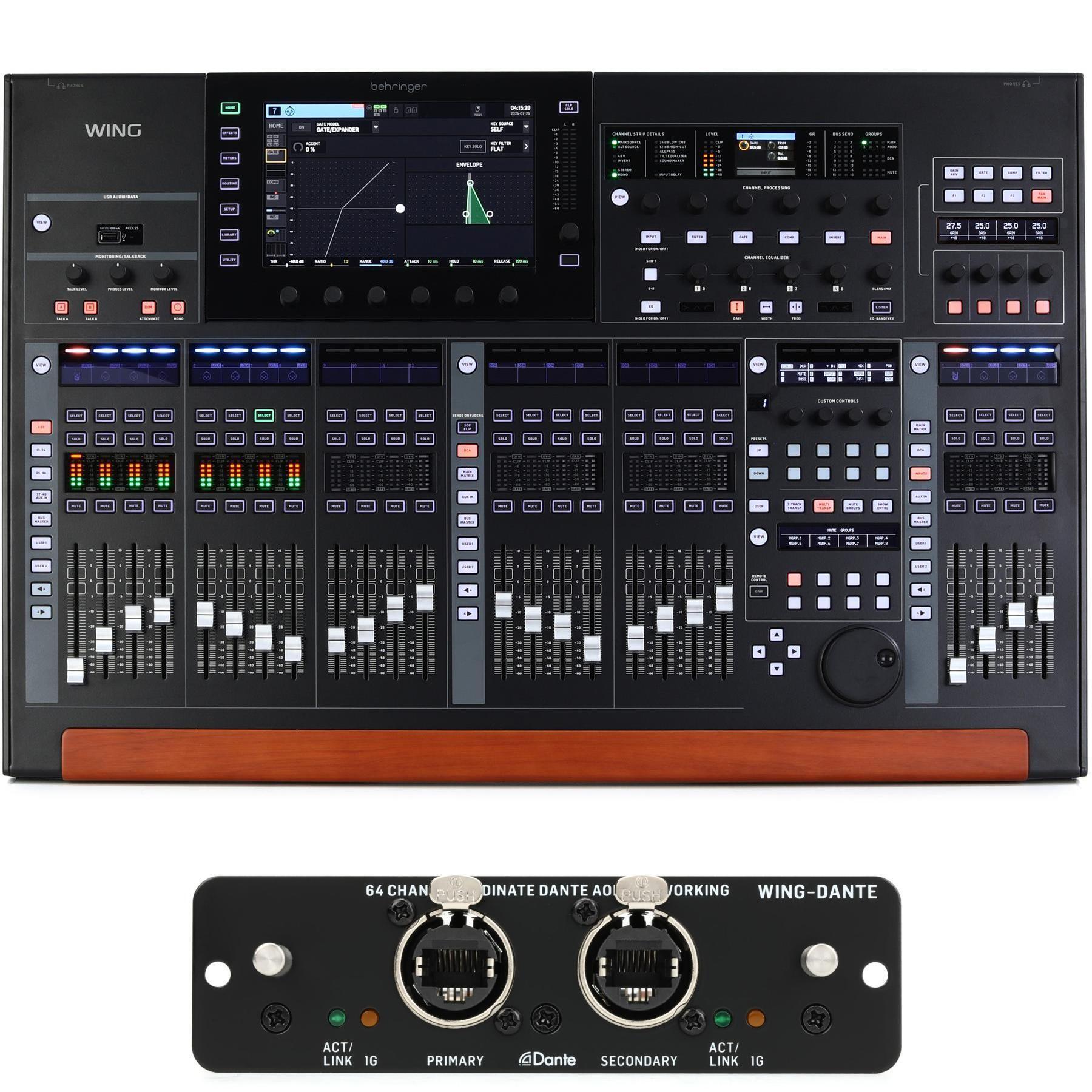 Behringer WING 48-channel Digital Mixer with 64-channel Dante