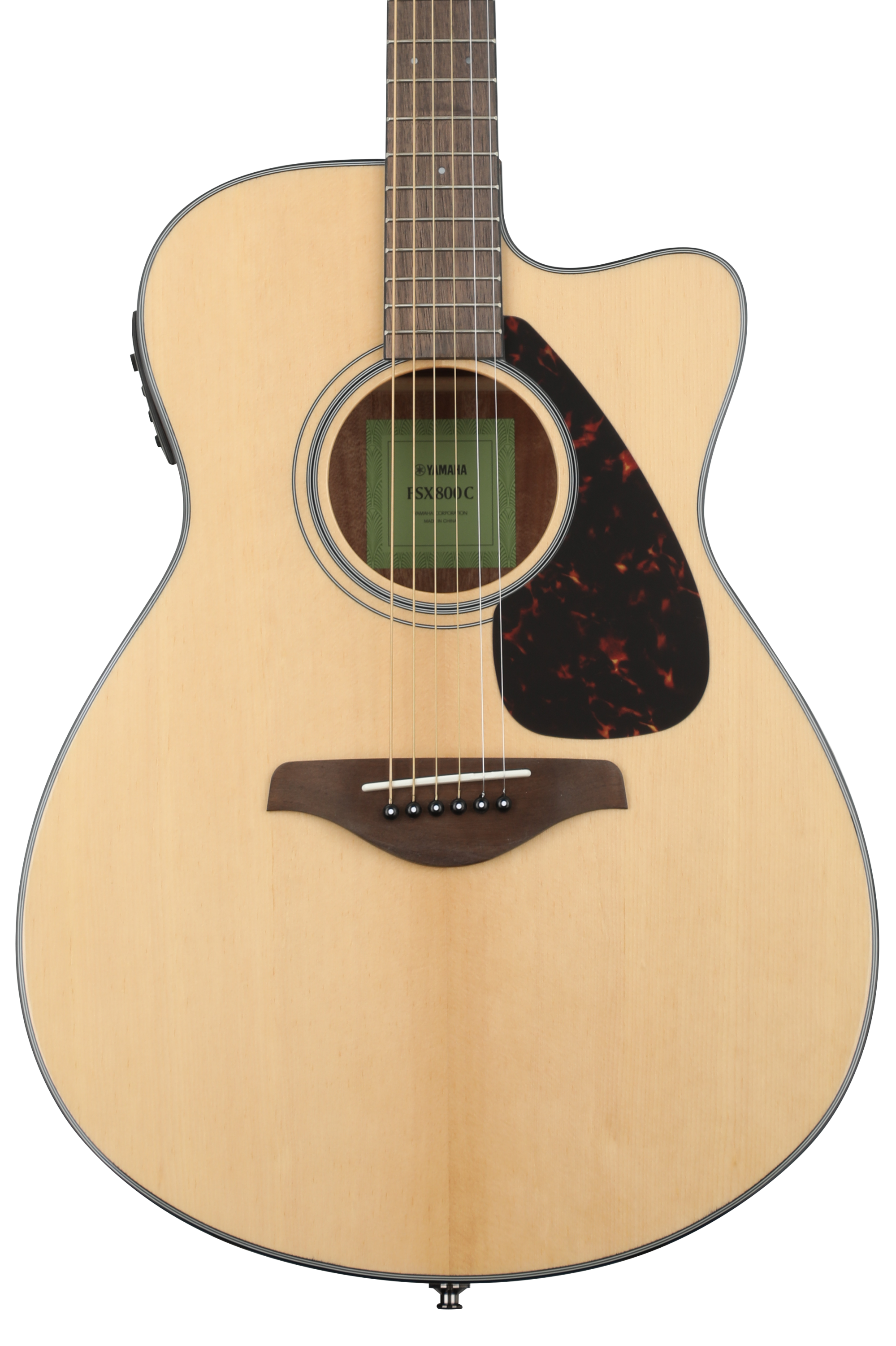 Yamaha FSX800C Concert Cutaway Acoustic-electric Guitar - Natural