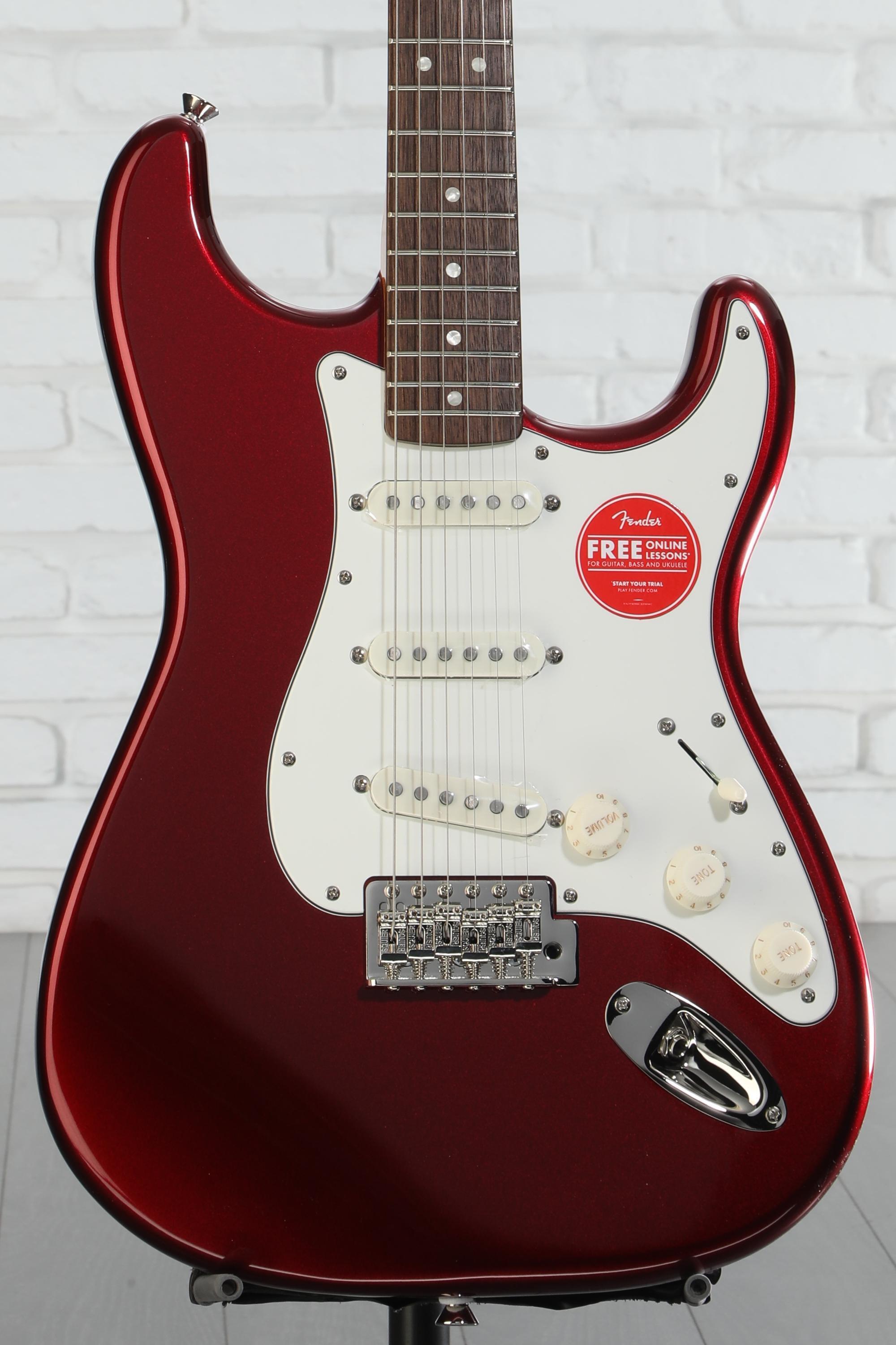 極美品】Squier エレキギター ストラトキャスター red 【公式通販】