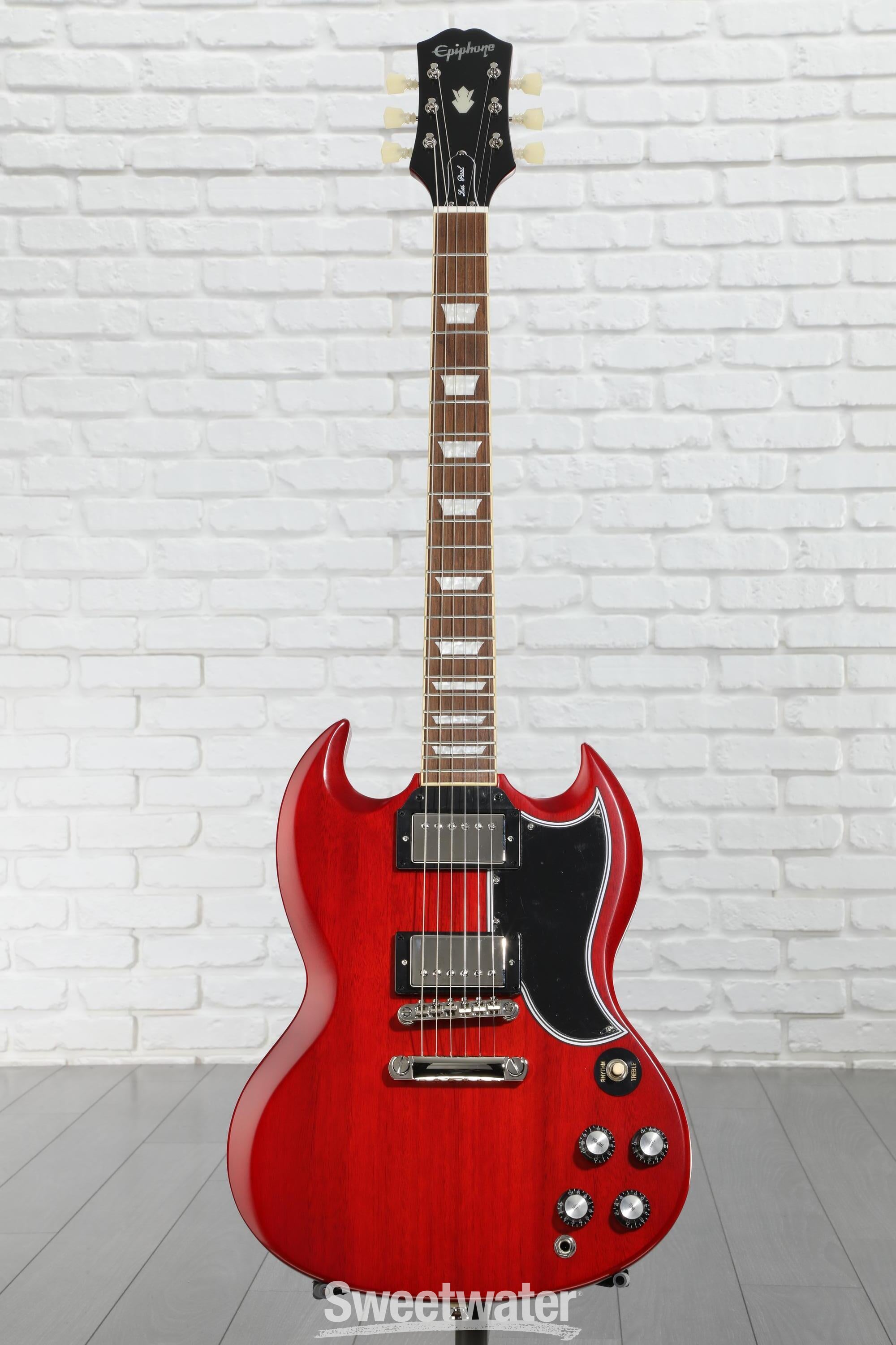 ギター Epiphone 1961 Les Paul SG Standard Epiphone 1961 Les Paul SG Standard - Aged Sixties Cherry