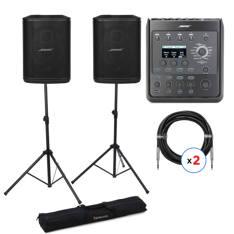 Bose S1 Pro+ Multi-position PA System and T4S 4-Channel