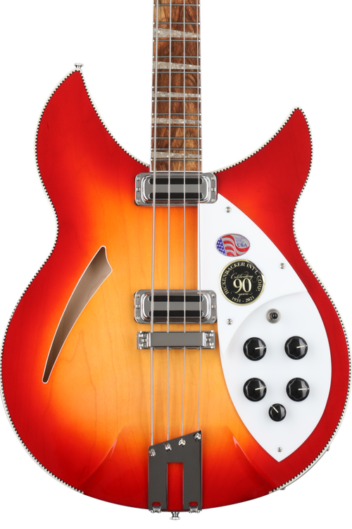 Rickenbacker 4005XC Bass Guitar - Amber FireGlo | Sweetwater