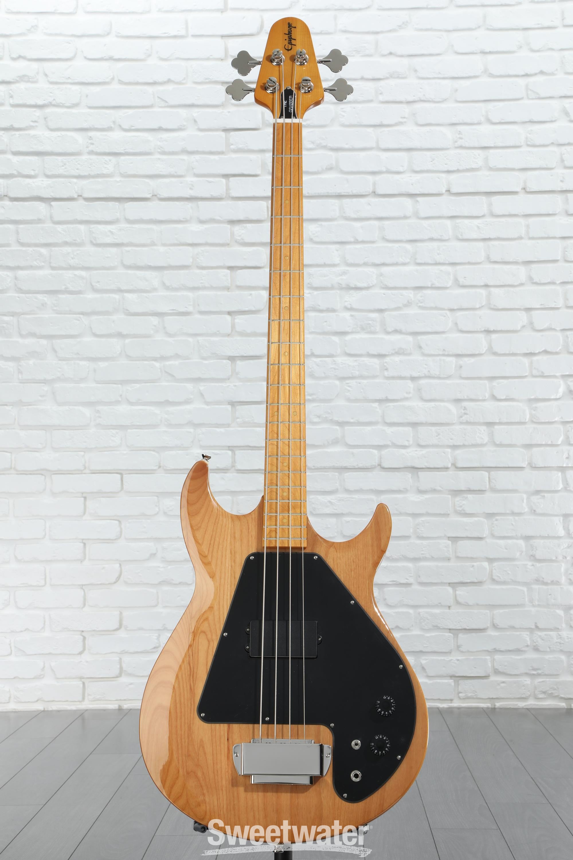エピフォン　リッパーベース Epiphone Grabber Bass - Natural | Sweetwater