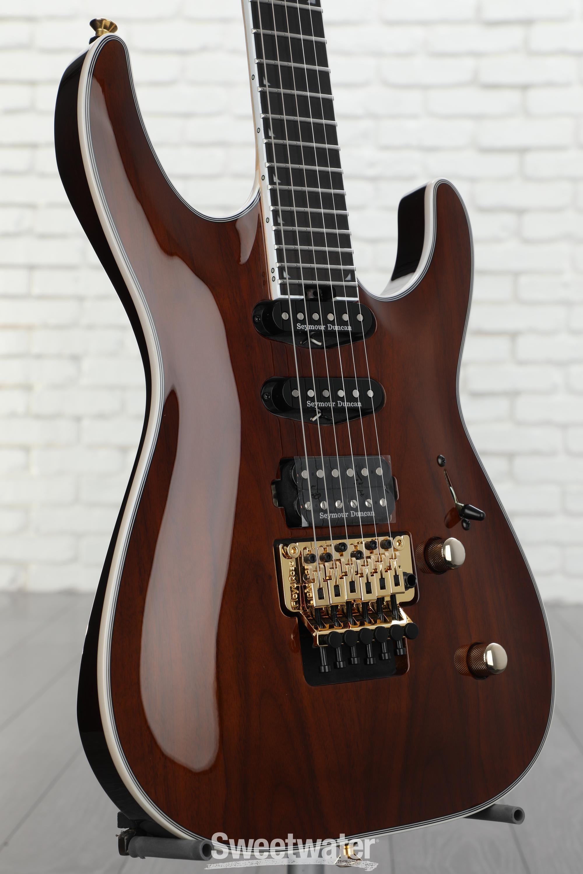 Jackson Pro Plus Series Soloist SLA3W Electric Guitar - Walnut