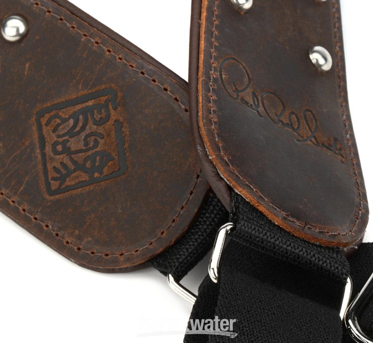 Levy's Levy's Leather Tooled Guitar Strap w/Music Notes - John
