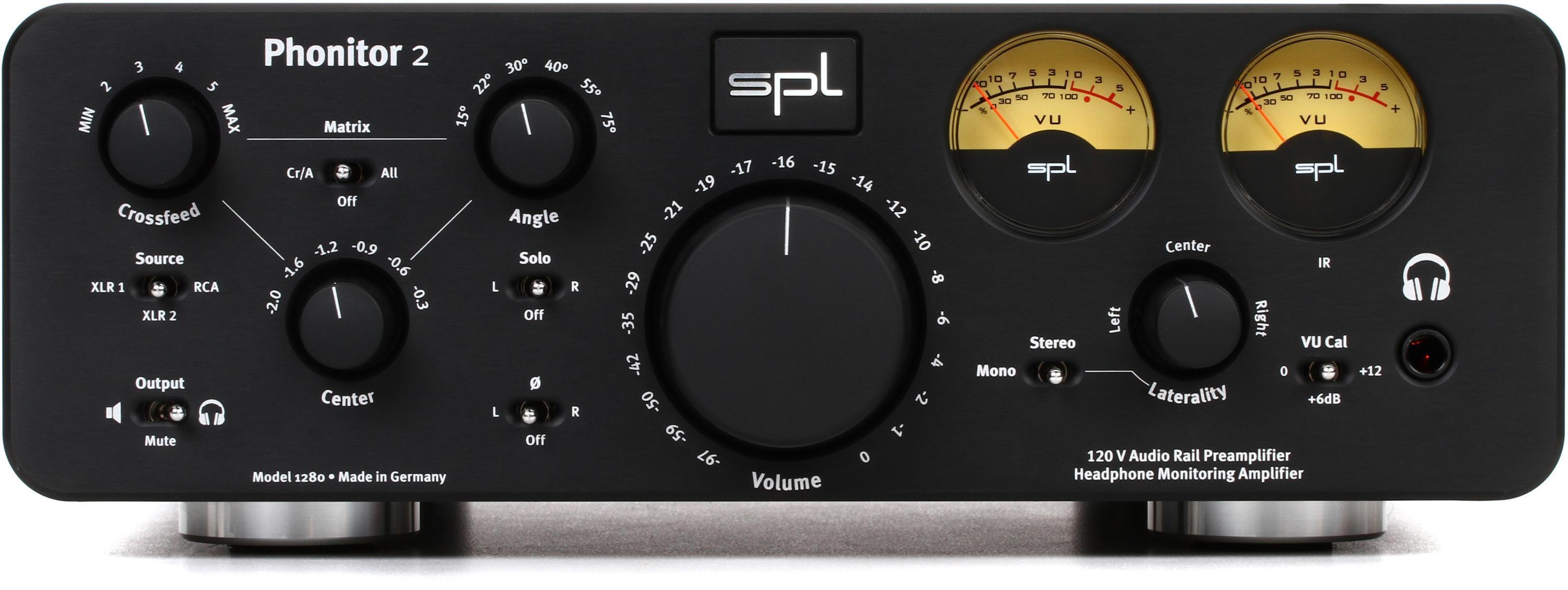 SPL Phonitor 2 Headphone Amplifier Black Sweetwater