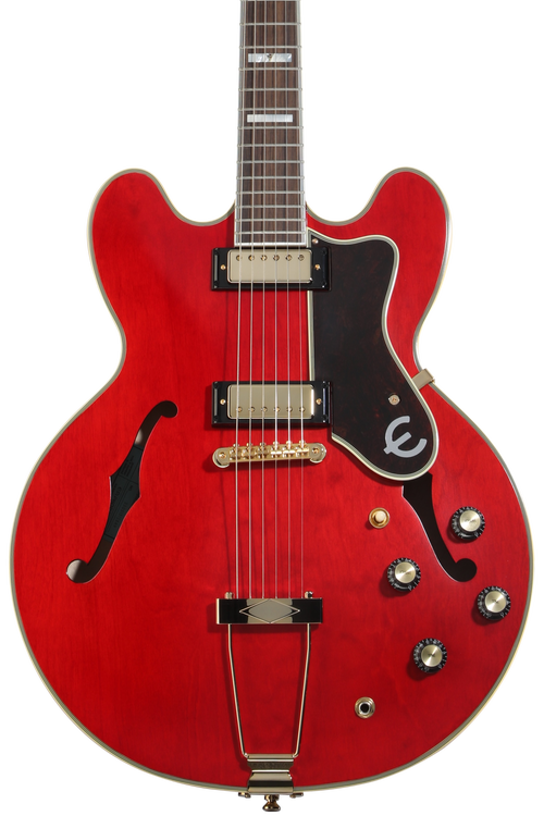 Epiphone Masterbilt Gem Archer Sheraton Electric Guitar - Cherry