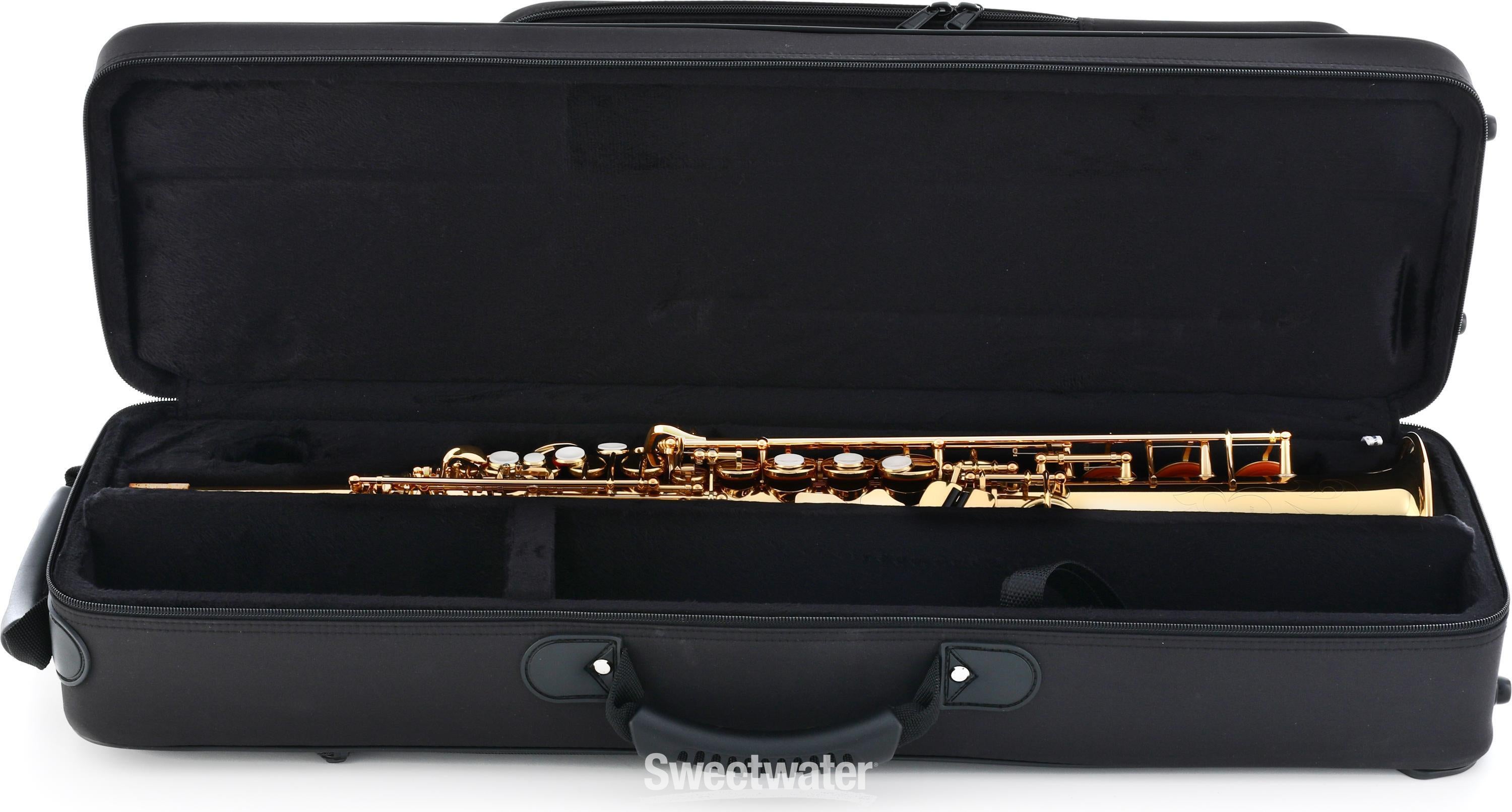 Yamaha YSS-475II Intermediate Soprano Saxophone - Gold Lacquer 