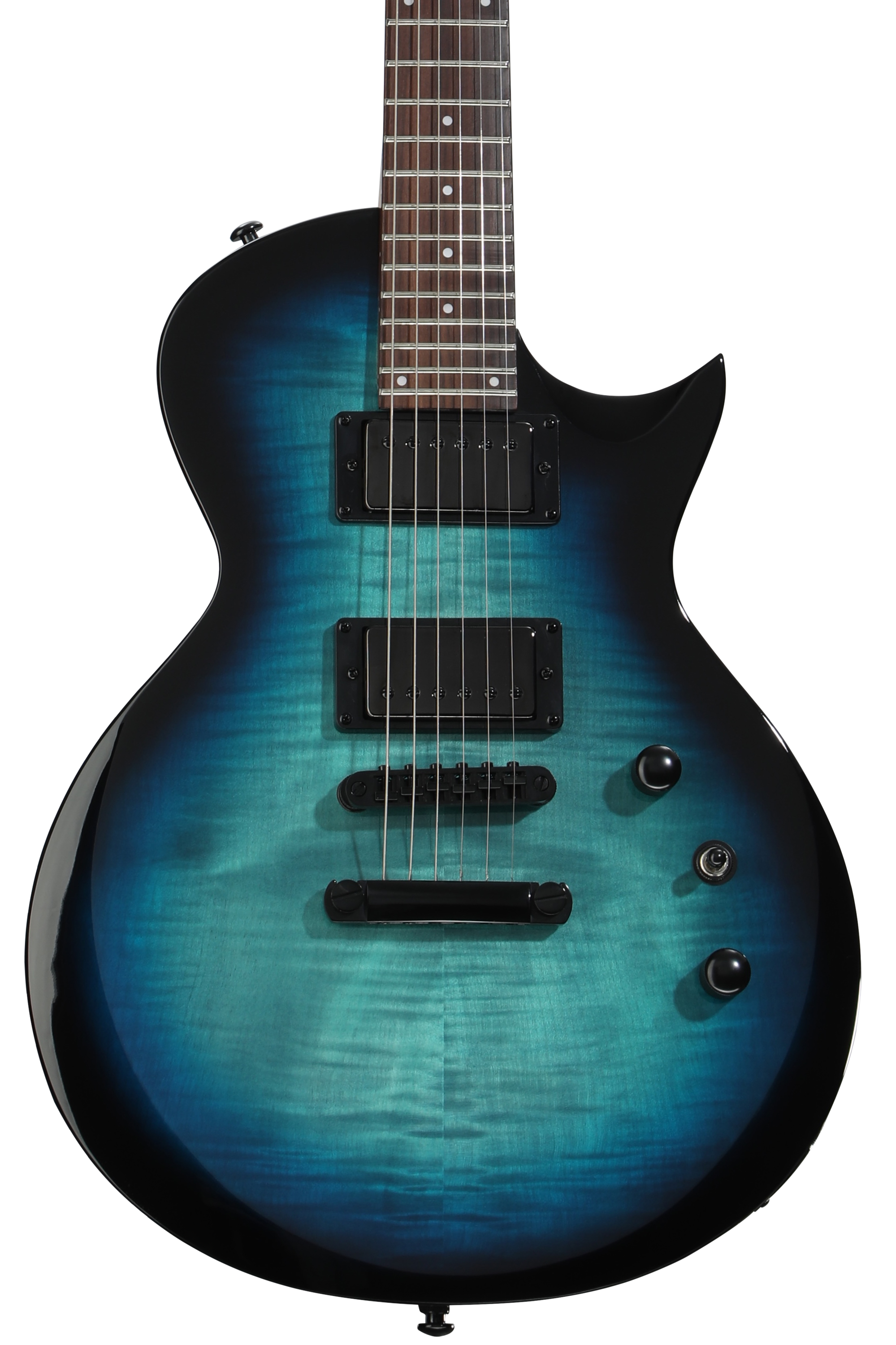 ESP LTD EC-200DX Electric Guitar - Blue Burst | Sweetwater