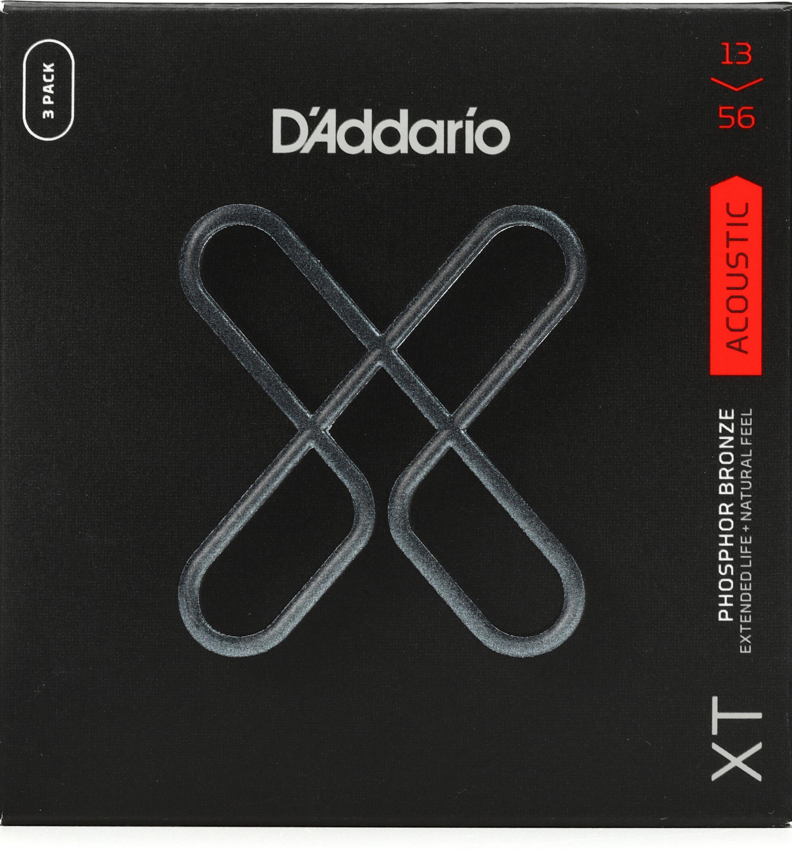 D Addario XTAPB1356 XT Phosphor Bronze Coated Acoustic Guitar