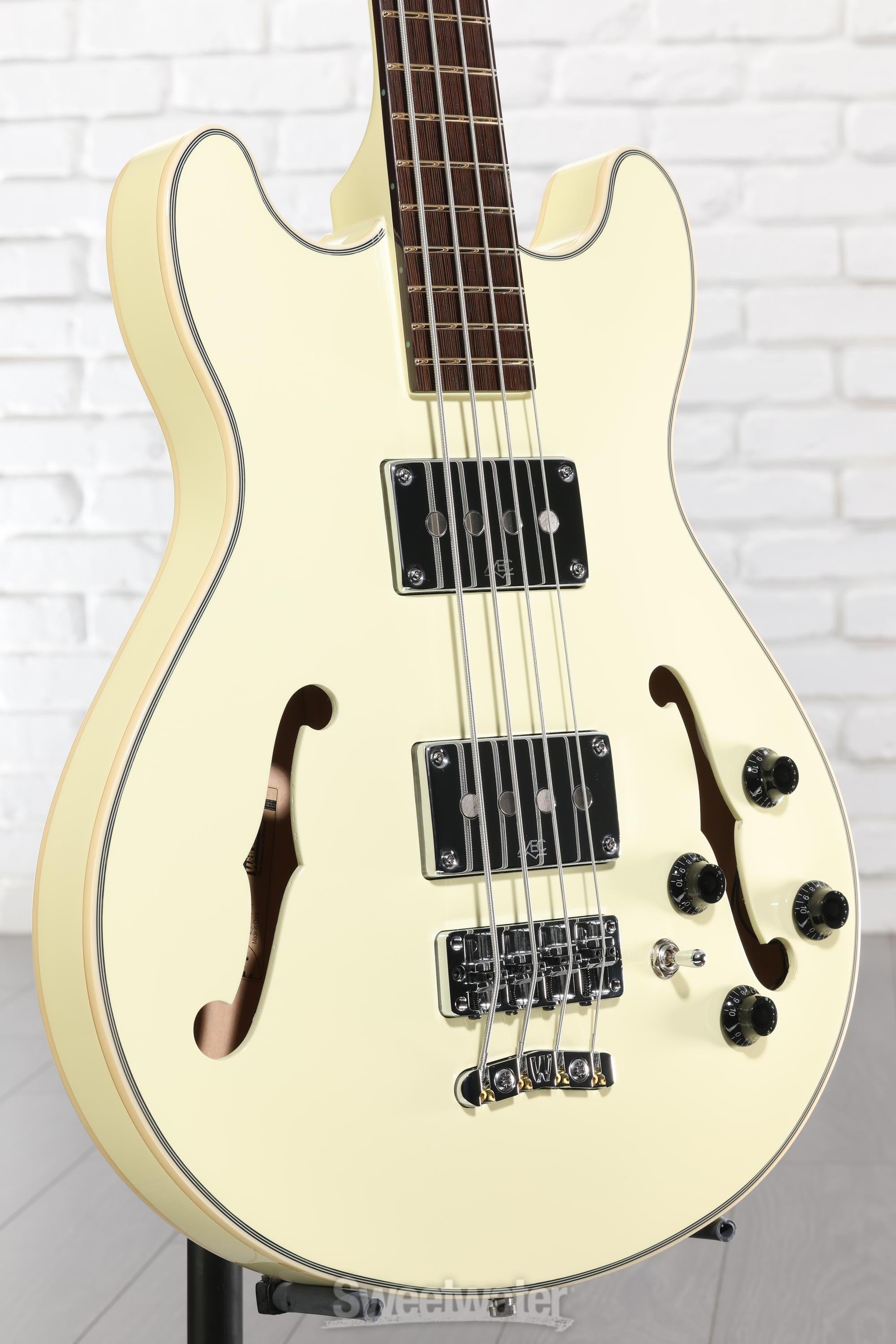 Photo of Warwick RockBass Star Bass 4-string Hollowbody Electric Bass - Solid Cr&egrave;me White